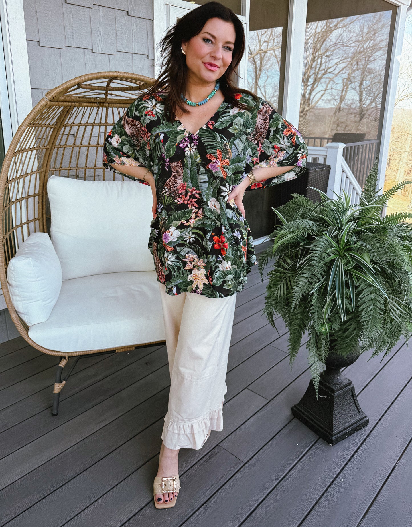 Jungle Mirage Peta Tunic