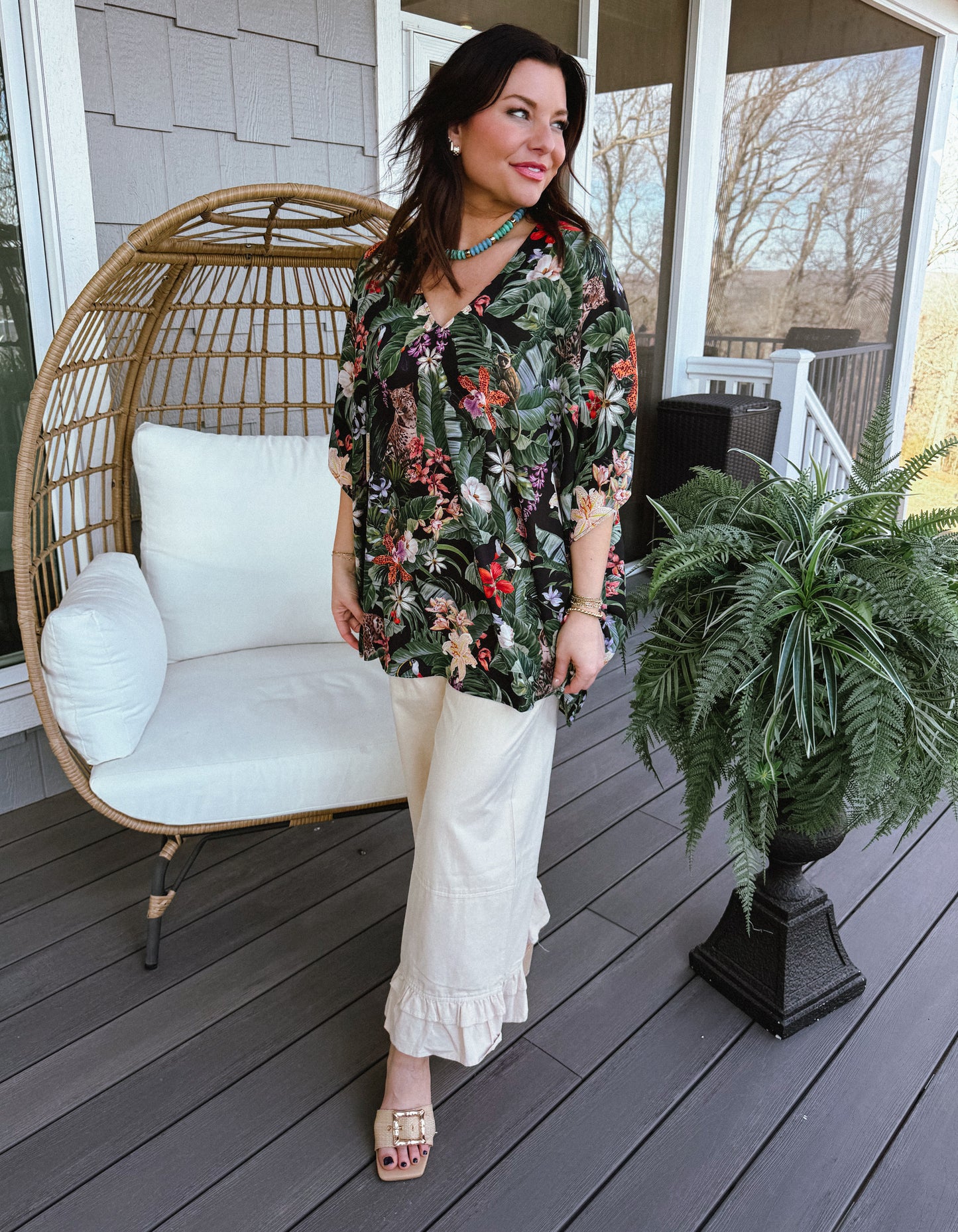 Jungle Mirage Peta Tunic