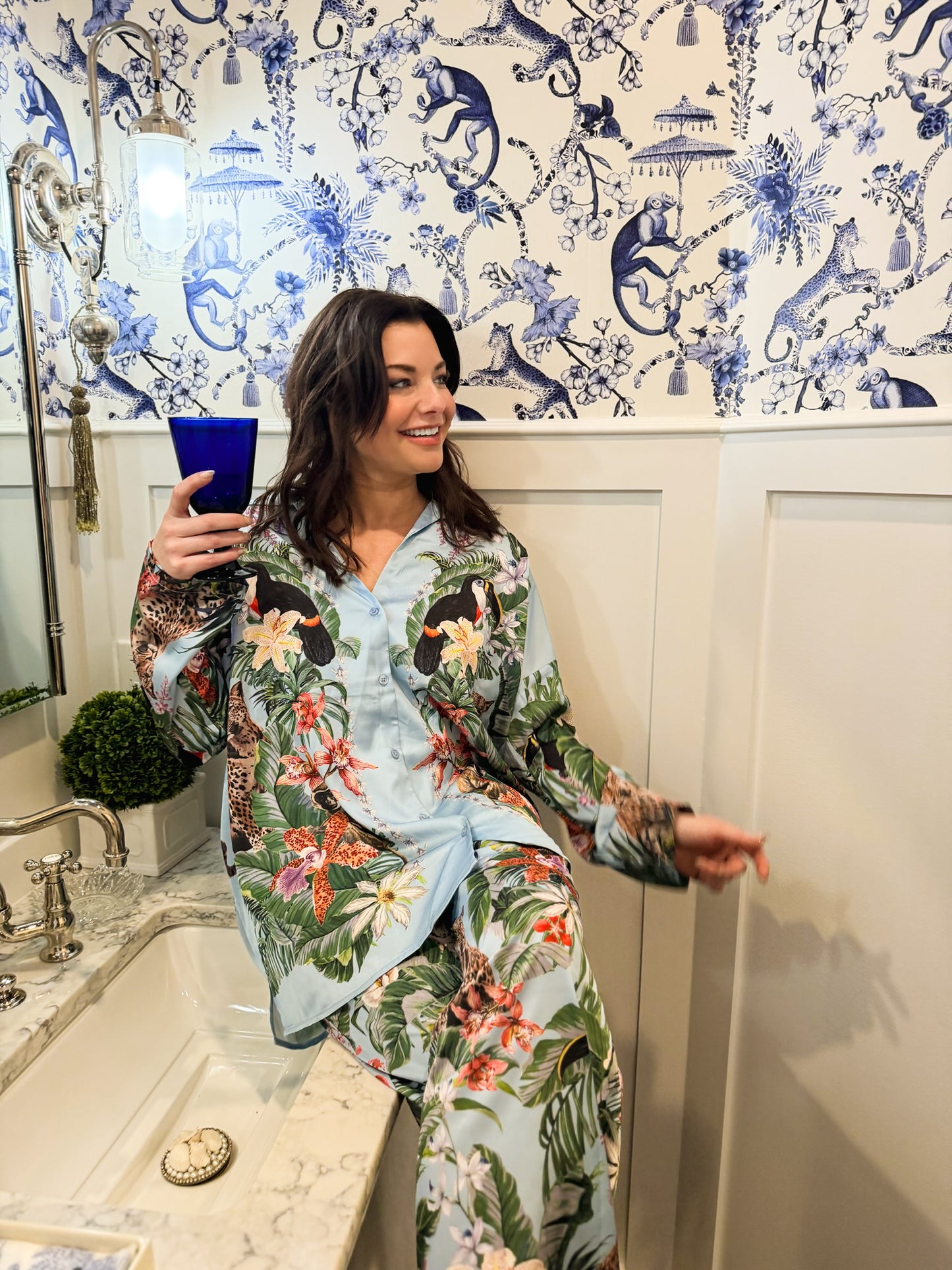 Wild Jungle Mirage Overslept Silky PJ