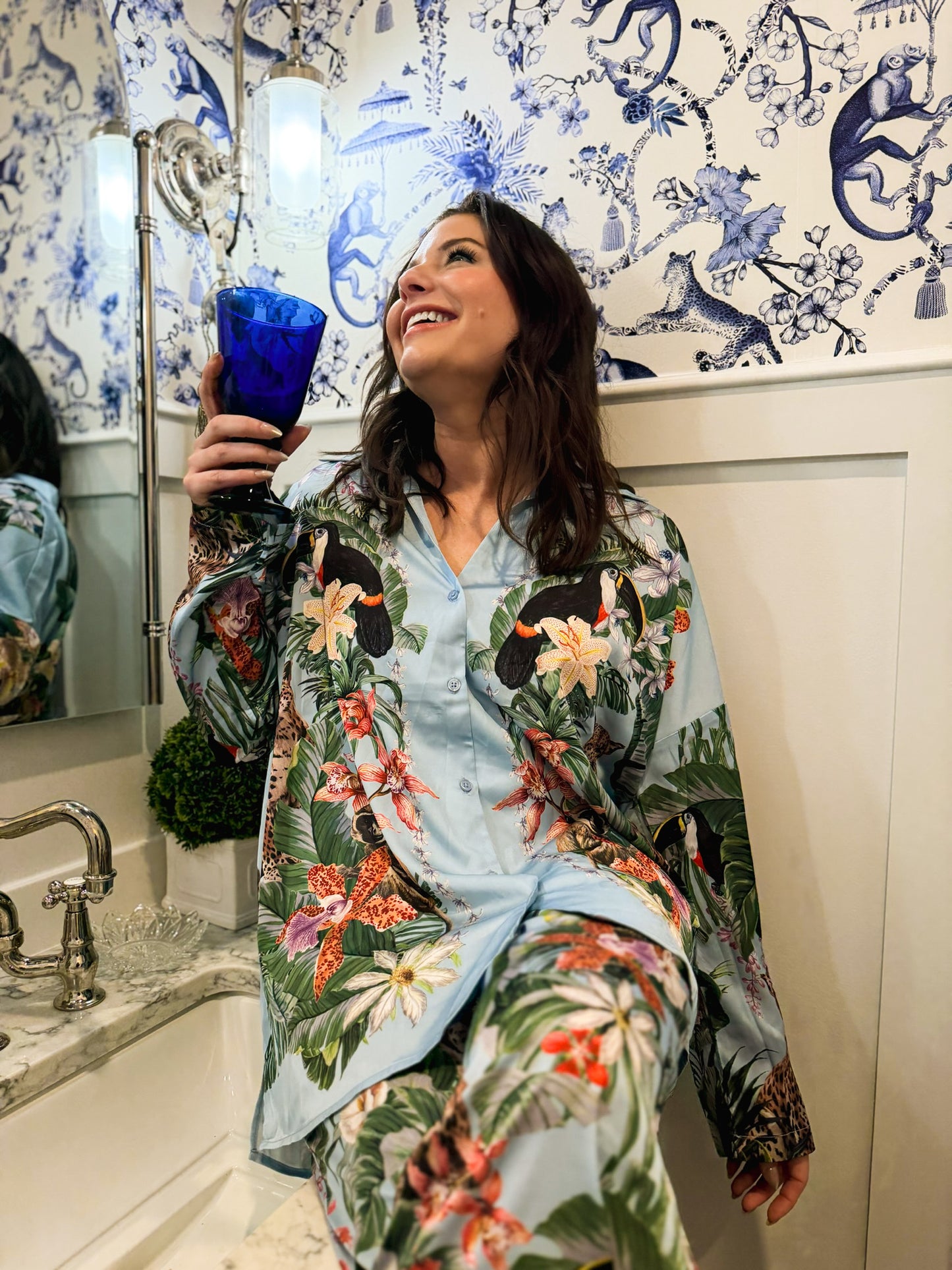 Wild Jungle Mirage Overslept Silky PJ