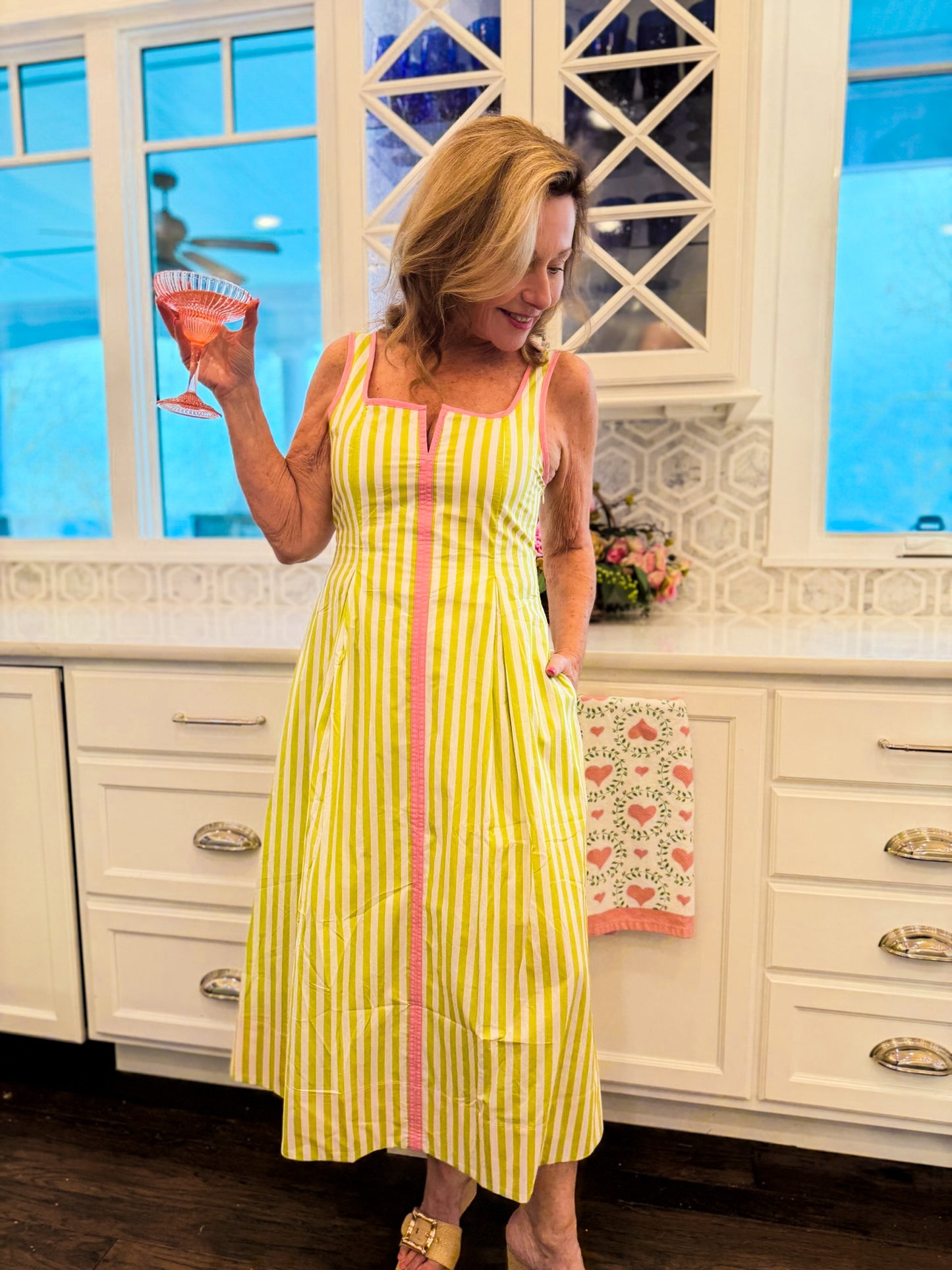 Limoncello Lane Midi Dress