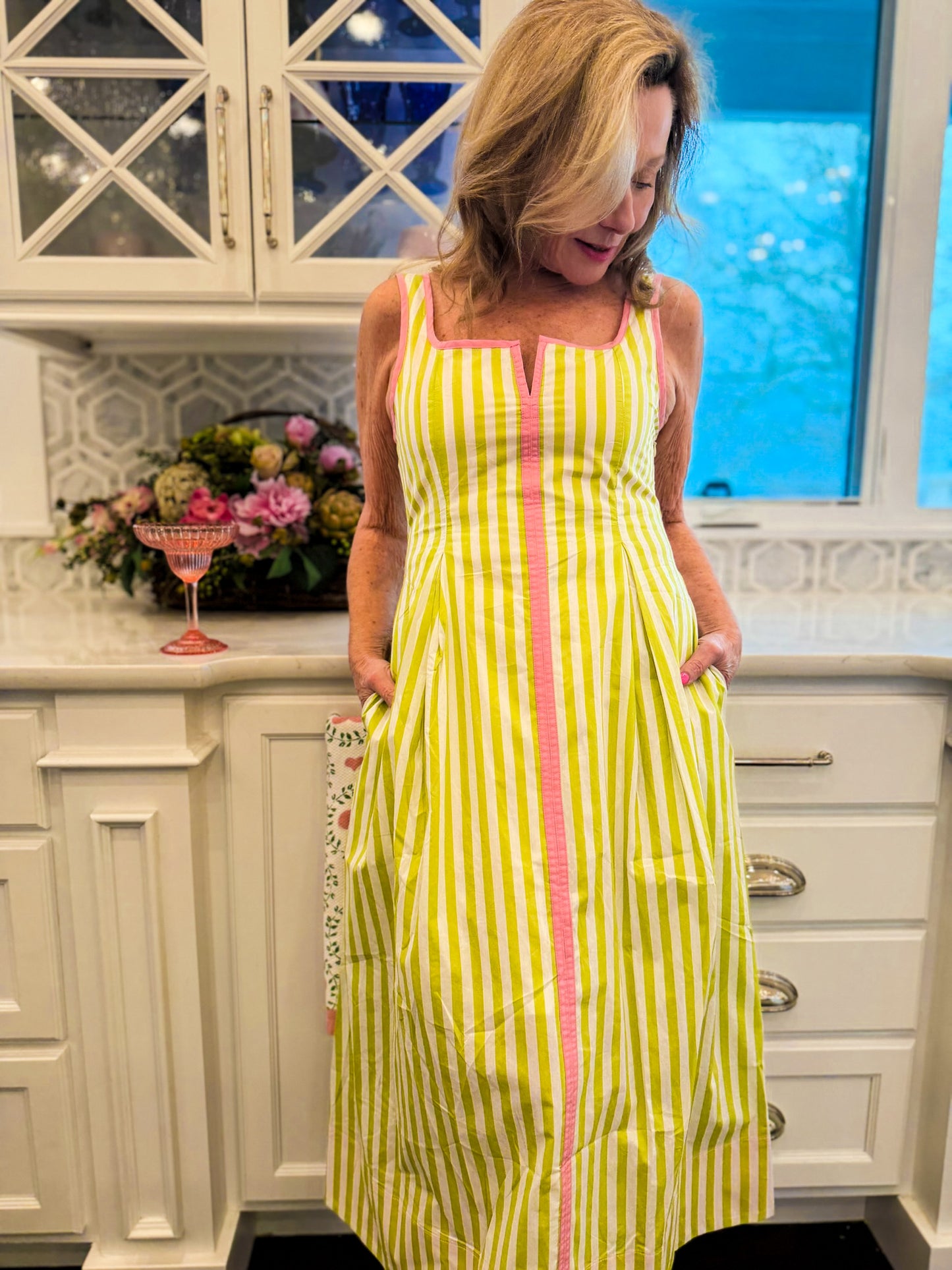 Limoncello Lane Midi Dress