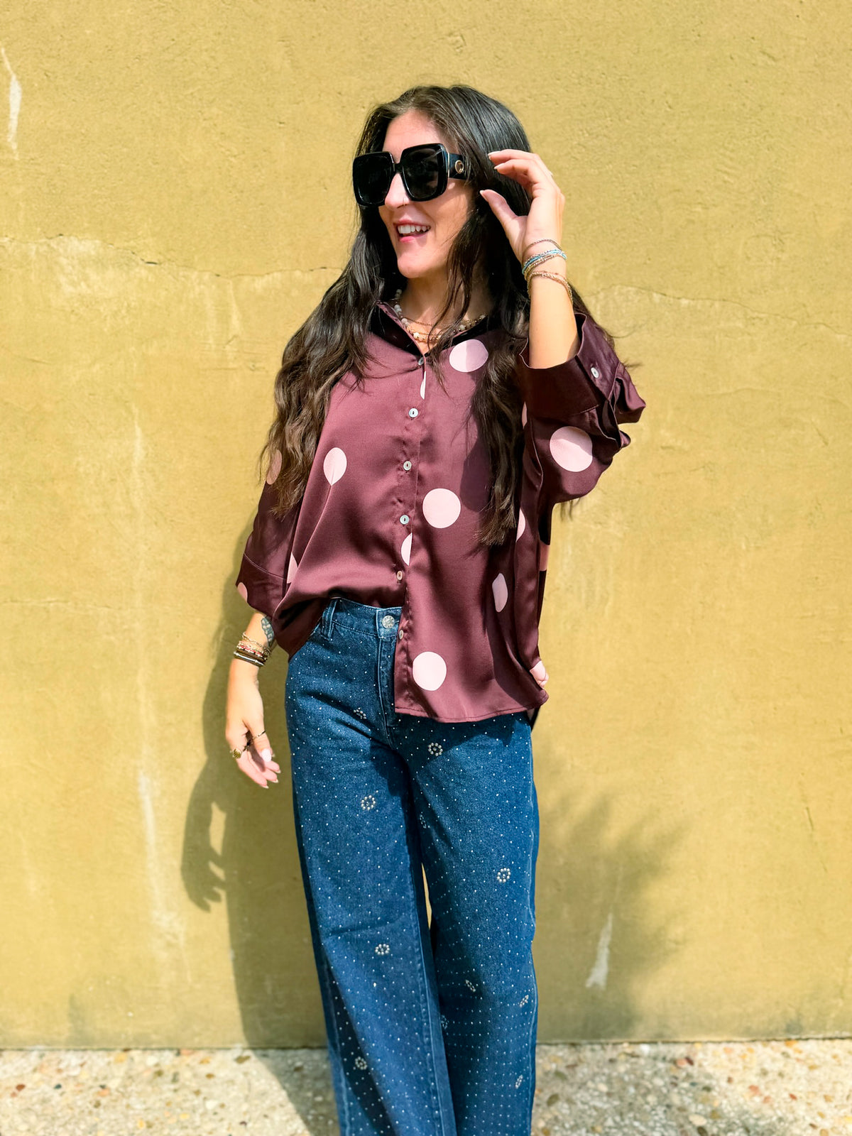 Pretty in Polka Dots Blouse