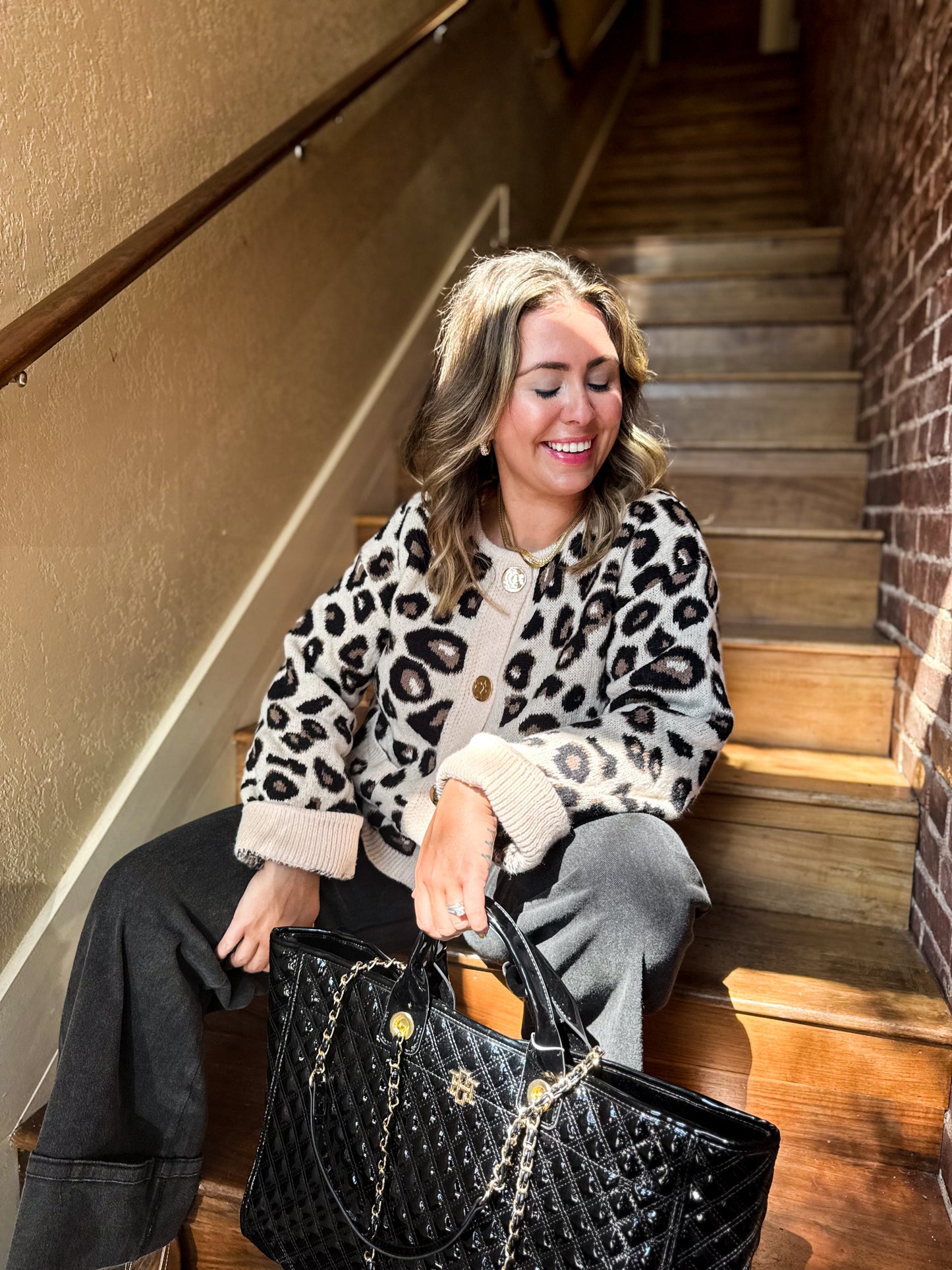 Leopard Luxe Knit Cardi