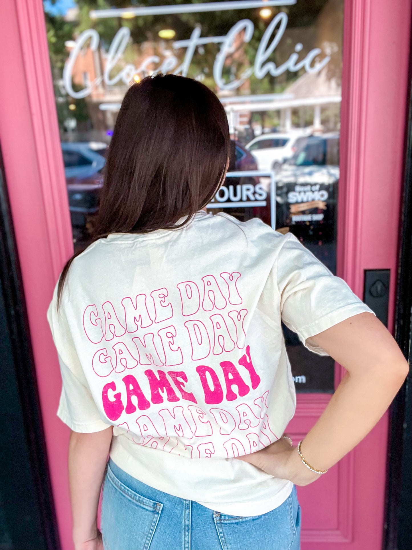 Game Day Graphic Oversized Tee