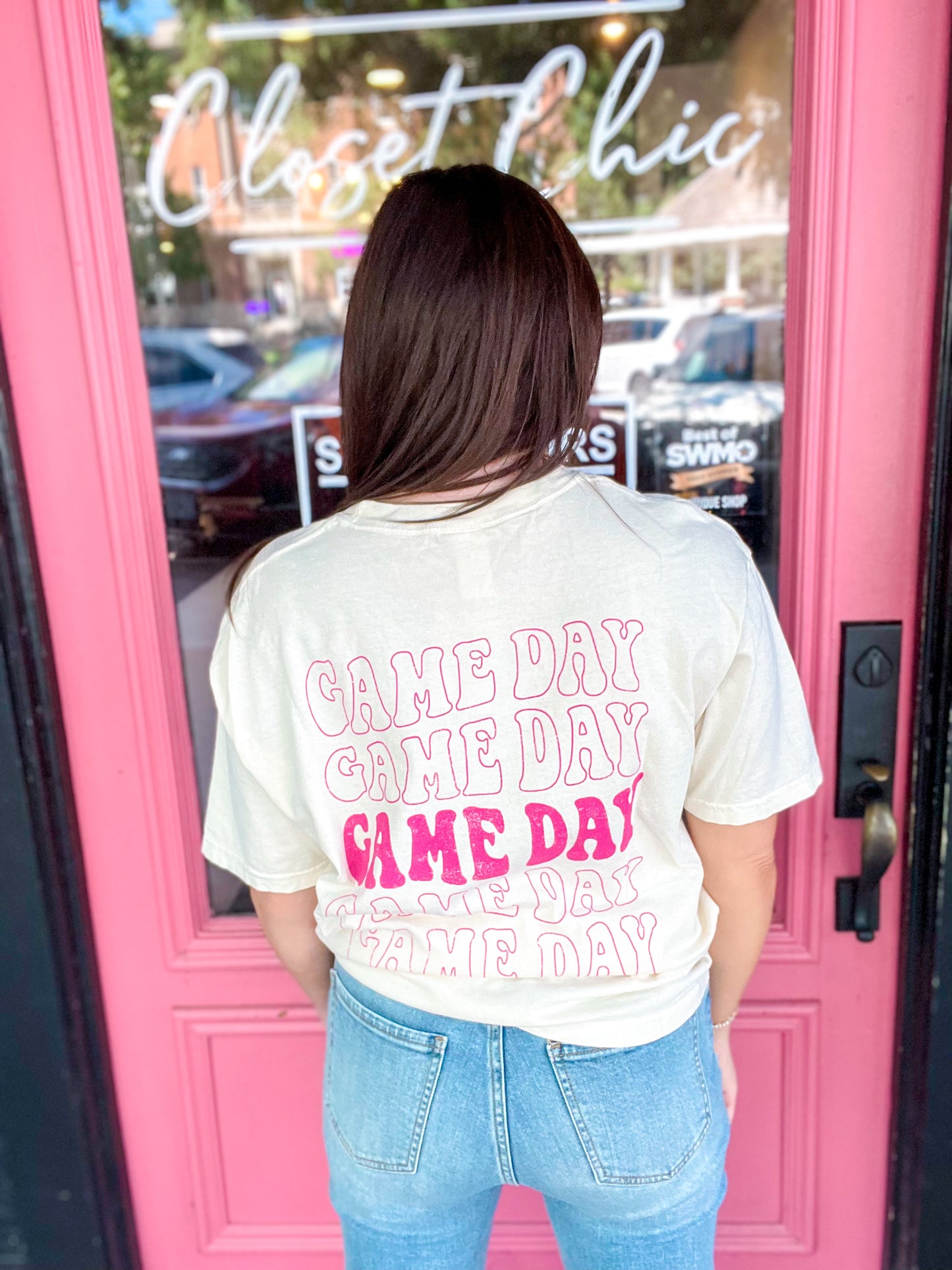 Game Day Graphic Oversized Tee