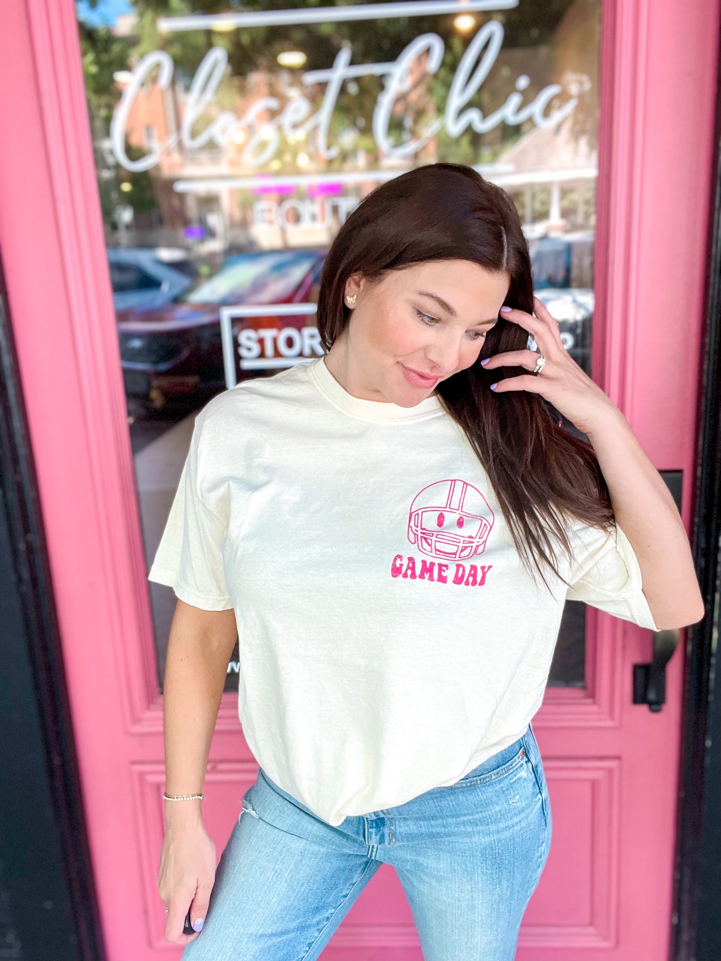 Game Day Graphic Oversized Tee