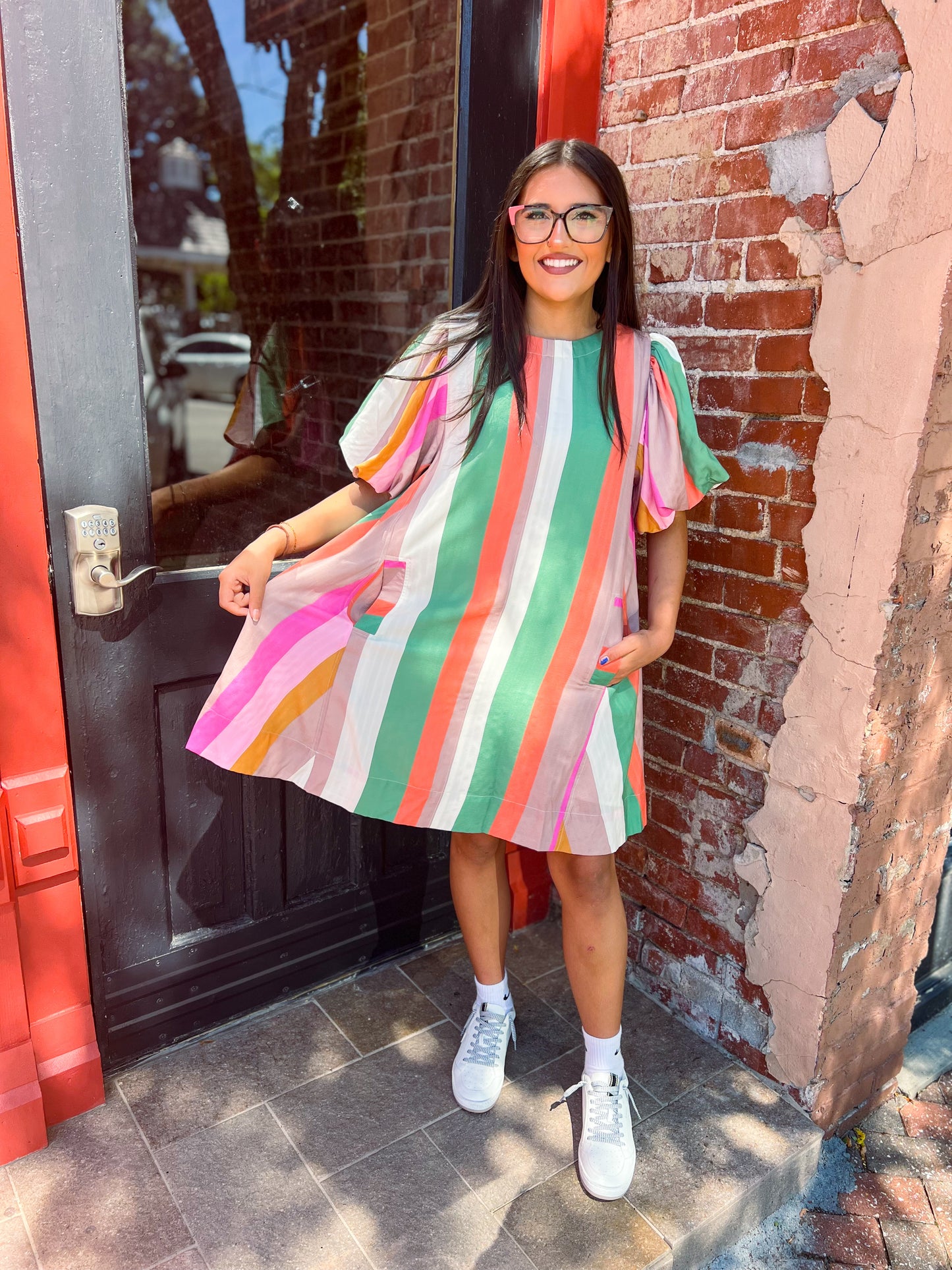 Fall Candy Stripe Dress