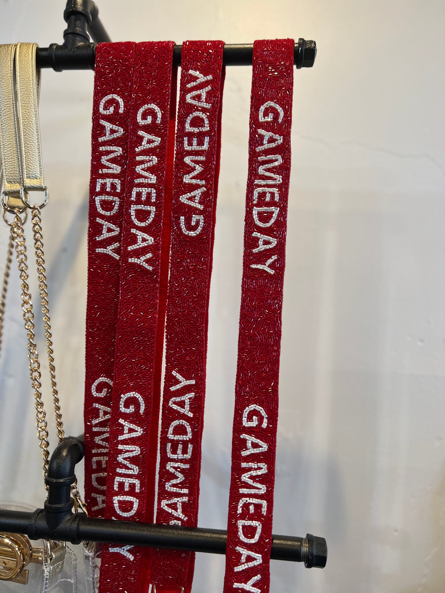 Red & White Game Day Purse Strap