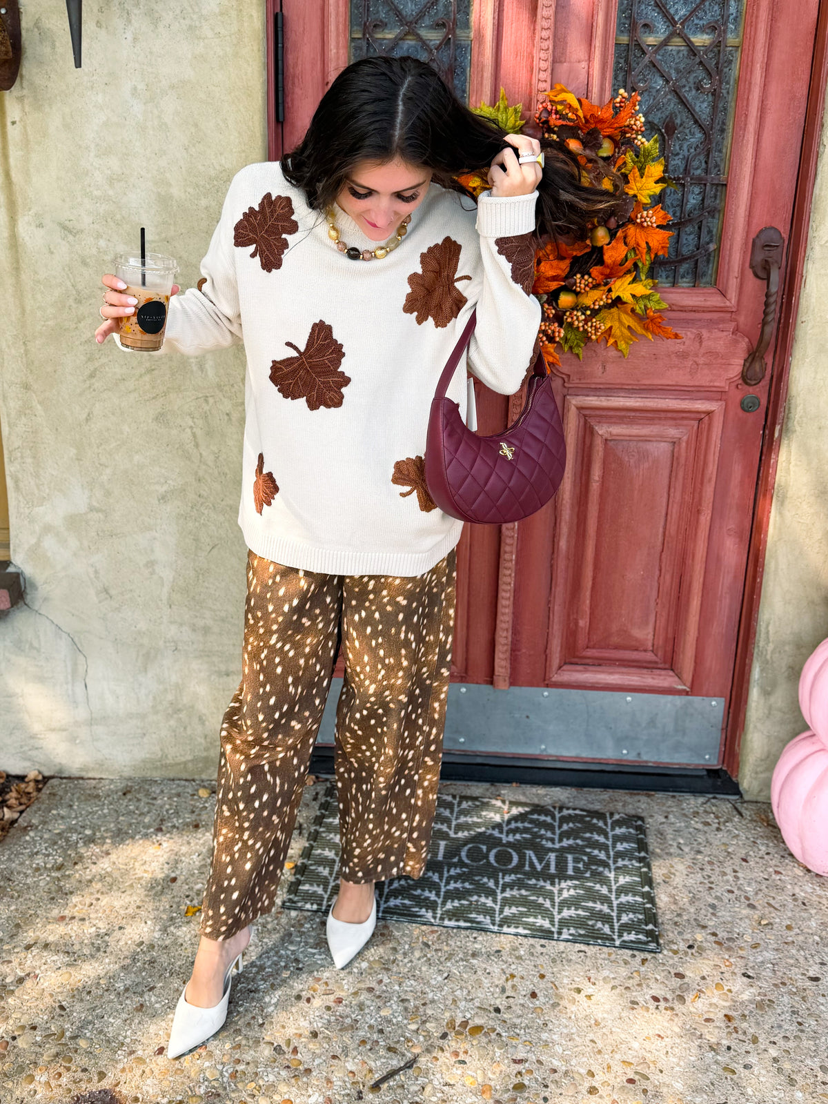Fall Leaves Go To Sweater
