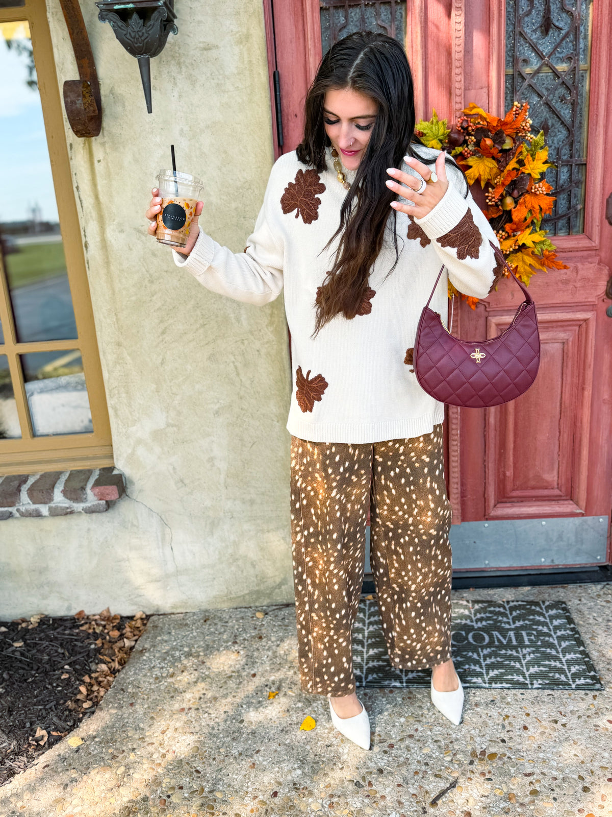 Fall Leaves Go To Sweater