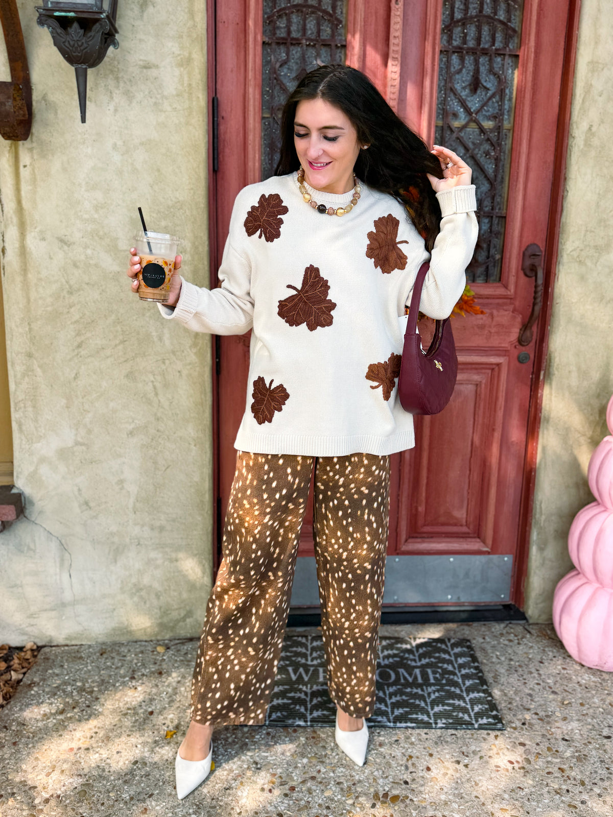 Fall Leaves Go To Sweater