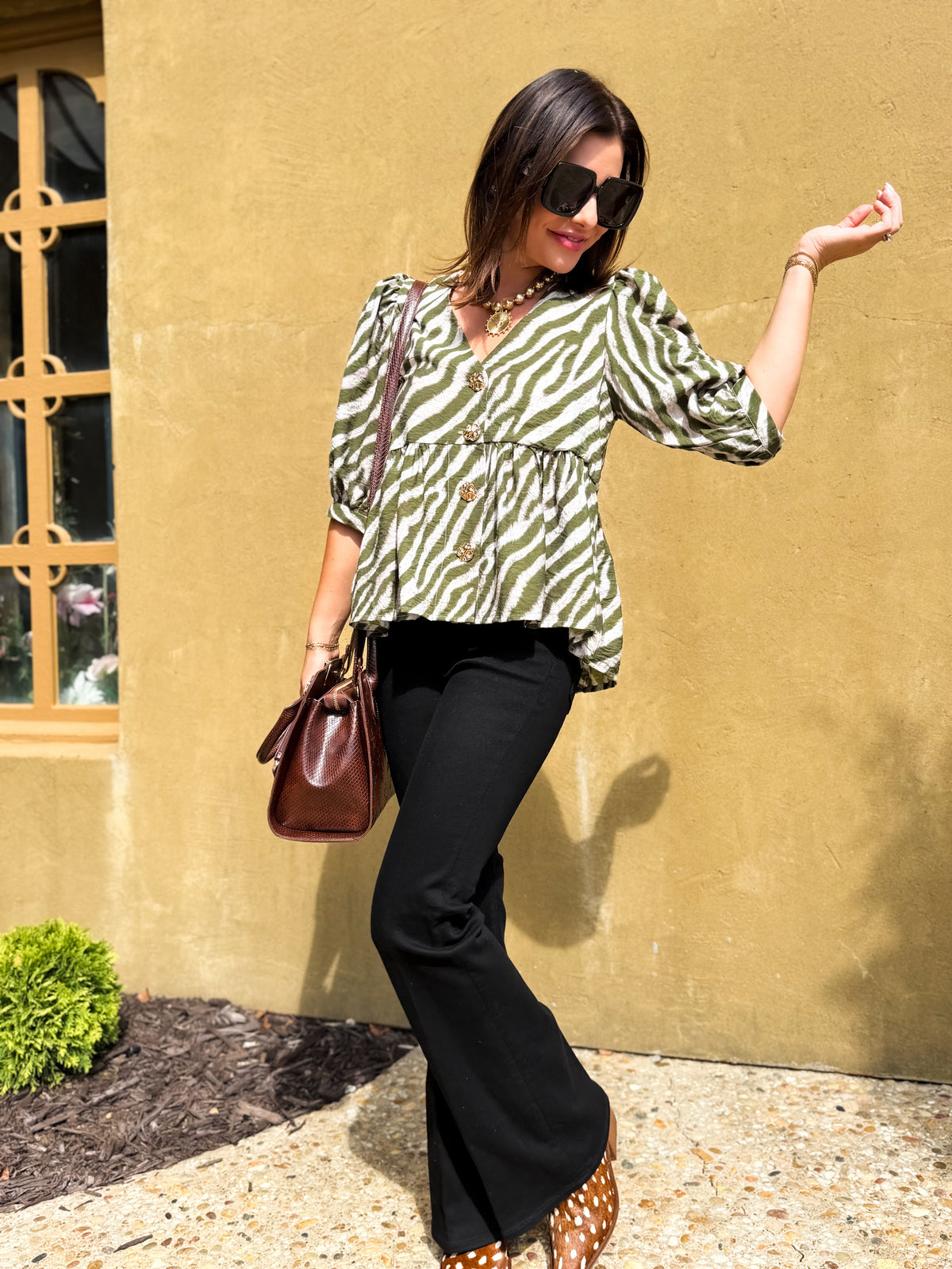 Wildly Refined Peplum Top