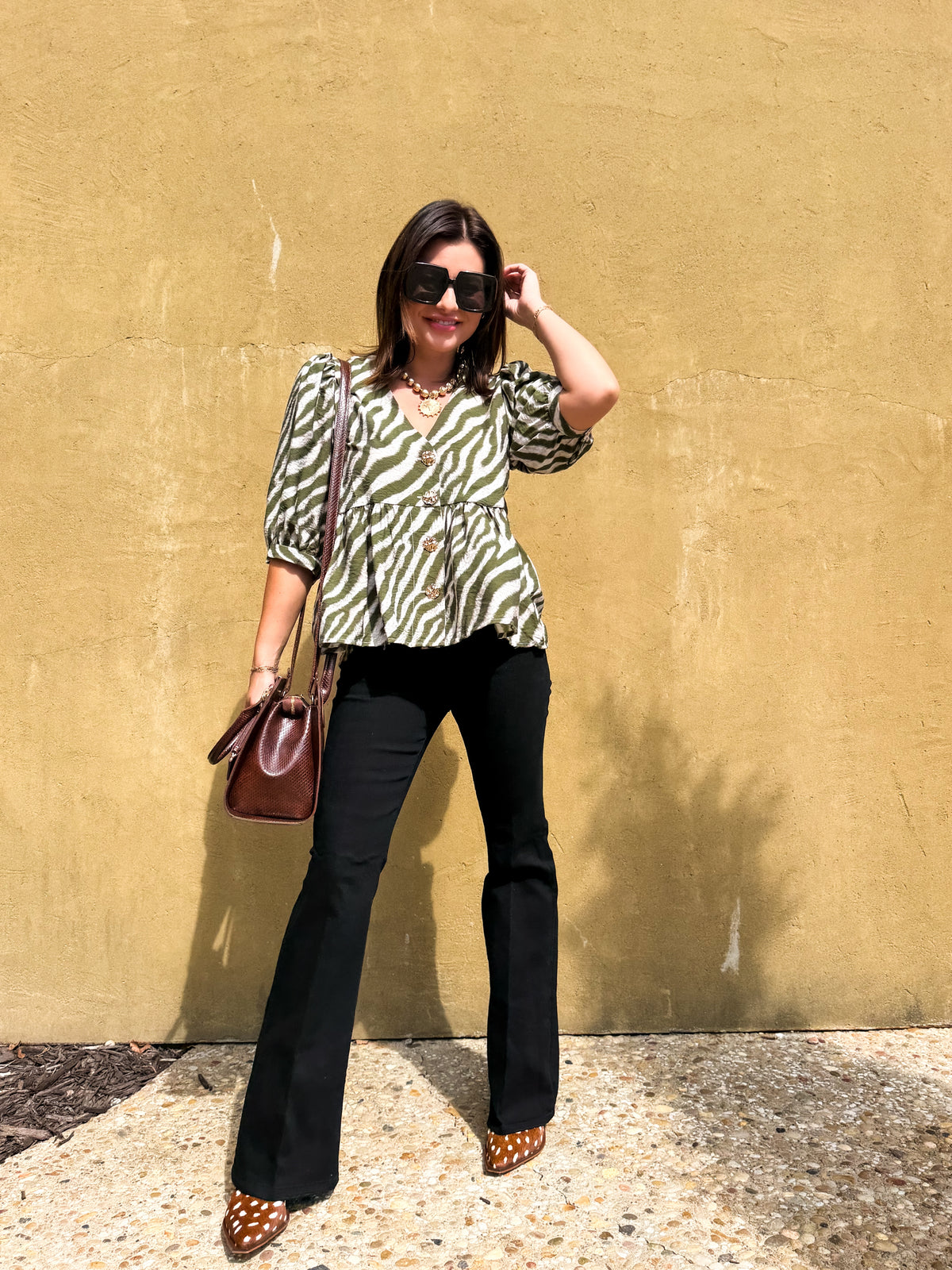 Wildly Refined Peplum Top