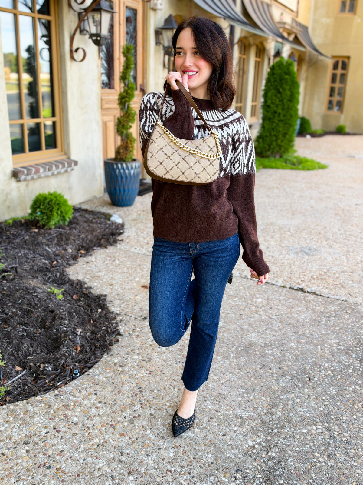 Chocolate Chalet Sweater