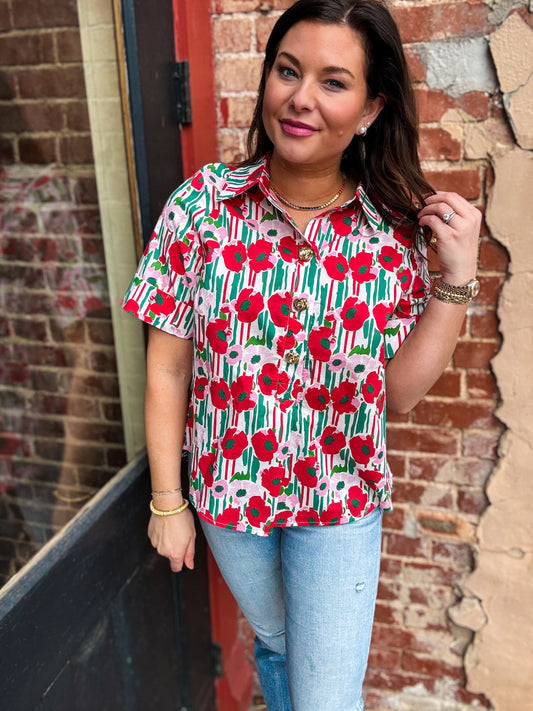 Kittridge Floral Blouse