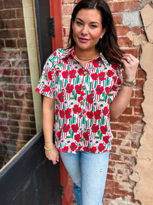 Kittridge Floral Blouse