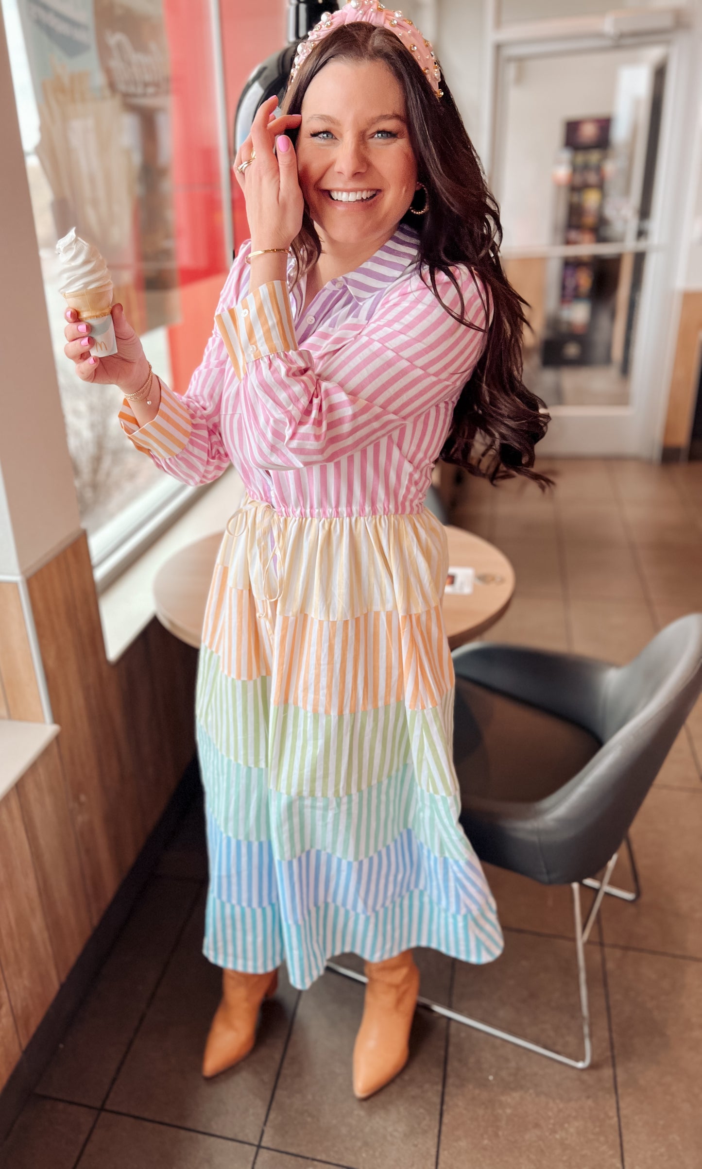 Moxie Stripe Dress