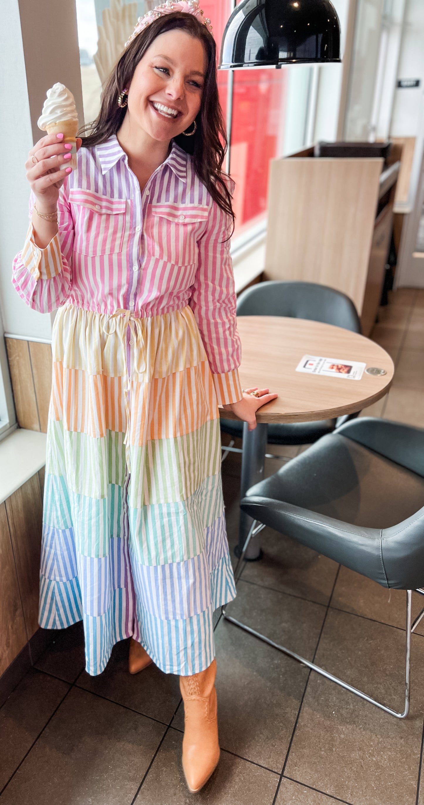 Moxie Stripe Dress