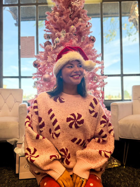 Sweet Like Peppermint Sweater