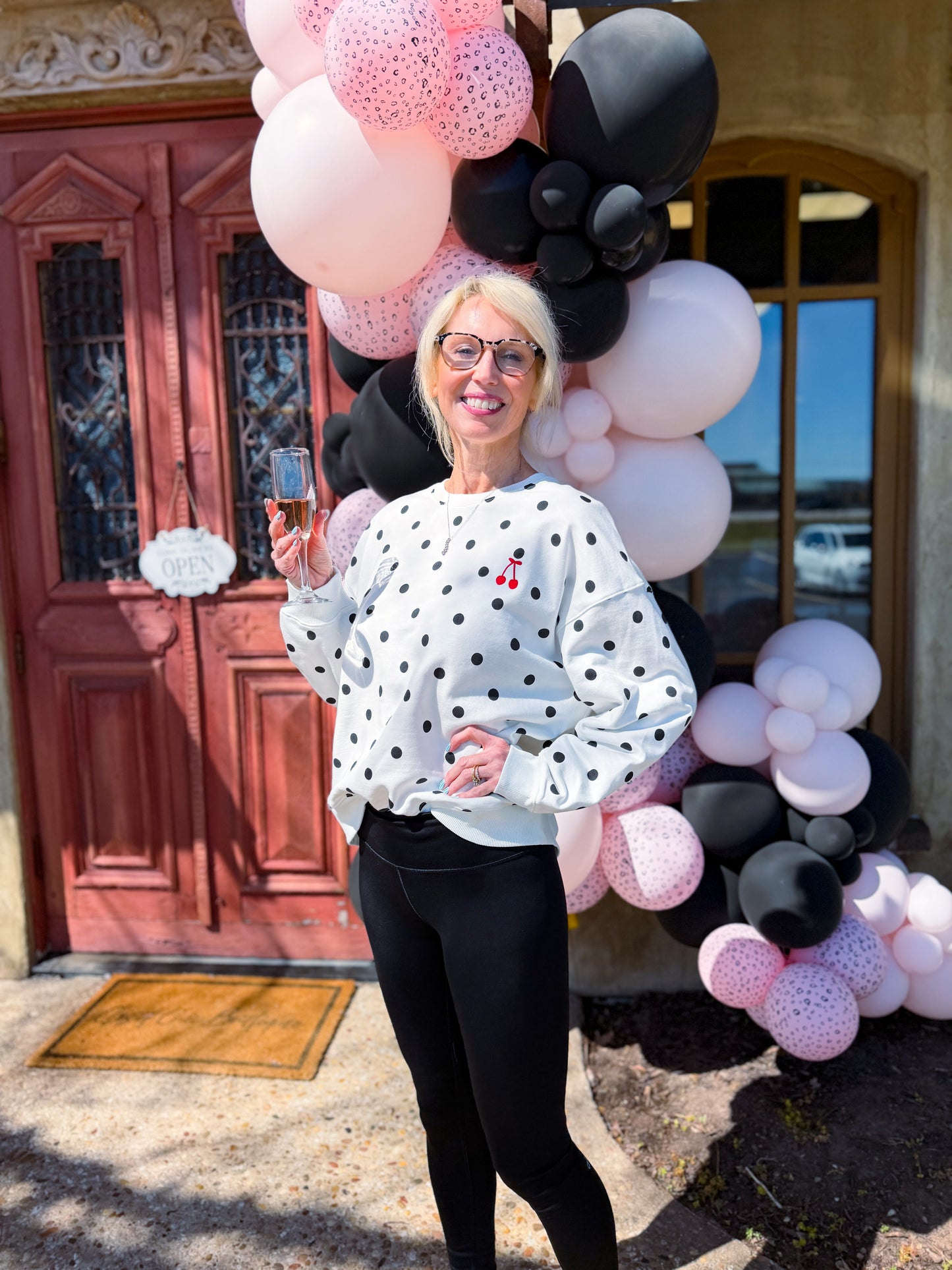 Cherry on Dot Pullover