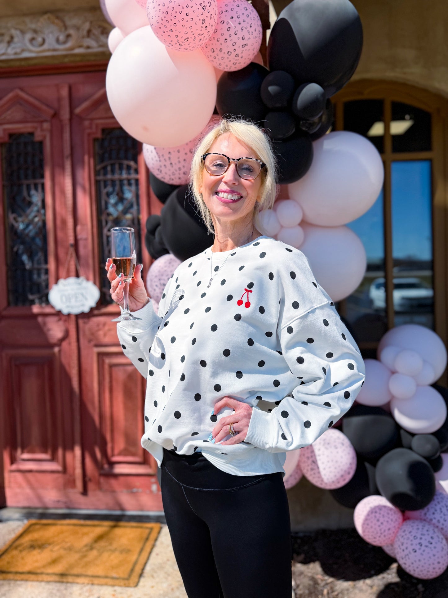 Cherry on Dot Pullover