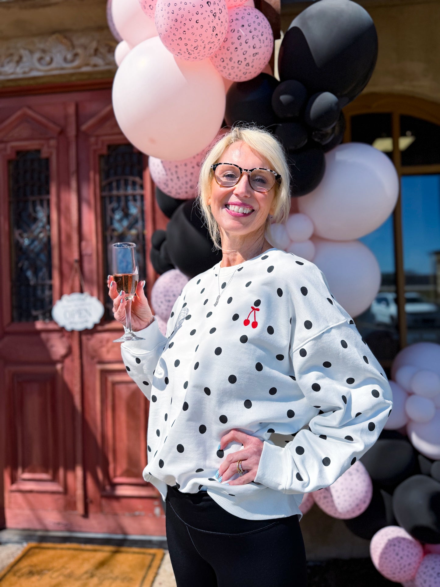 Cherry on Dot Pullover