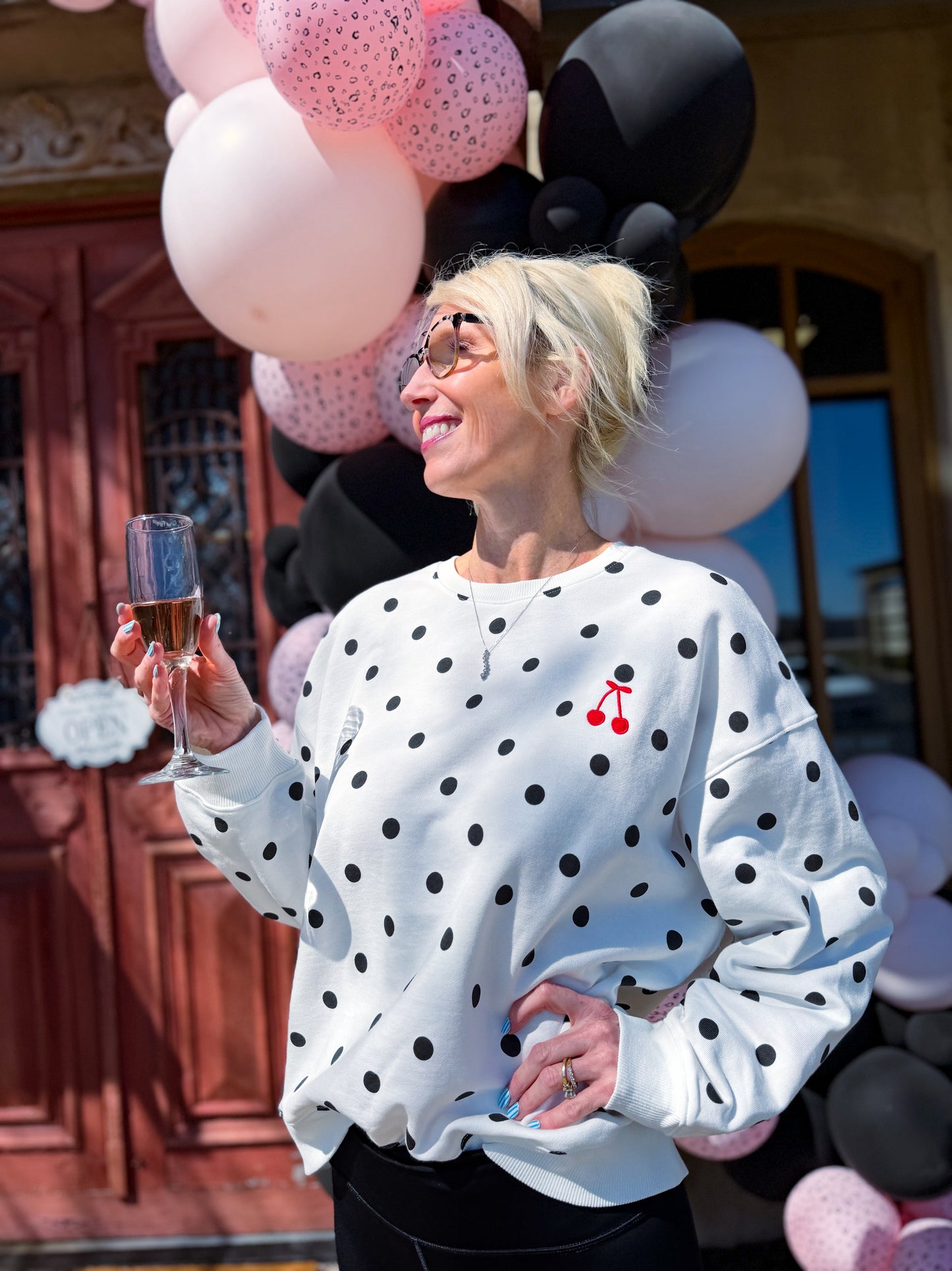 Cherry on Dot Pullover