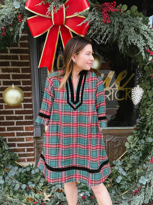 Holiday Plaid Dress