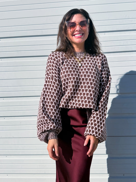 Dusty Rose Boone Sweater