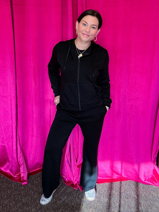 Black Cloud Fleece Full Zip Hoodie