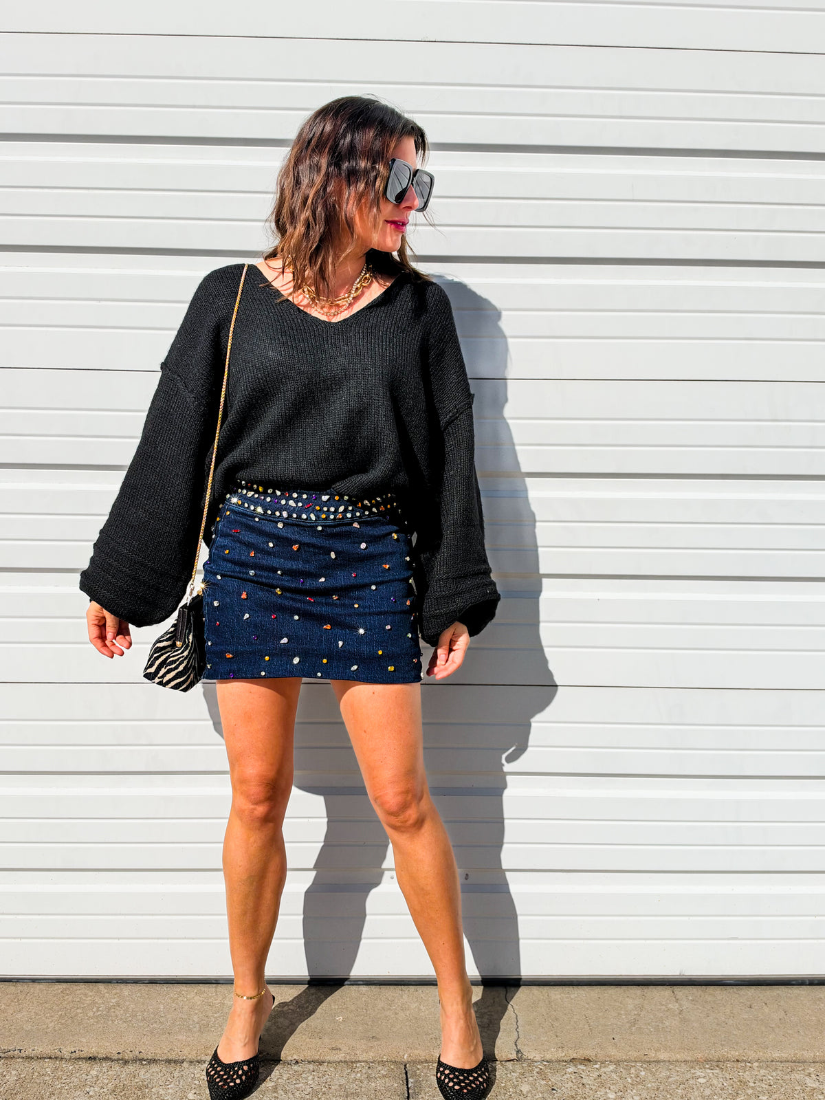 Paige Balloon Sleeve Sweater