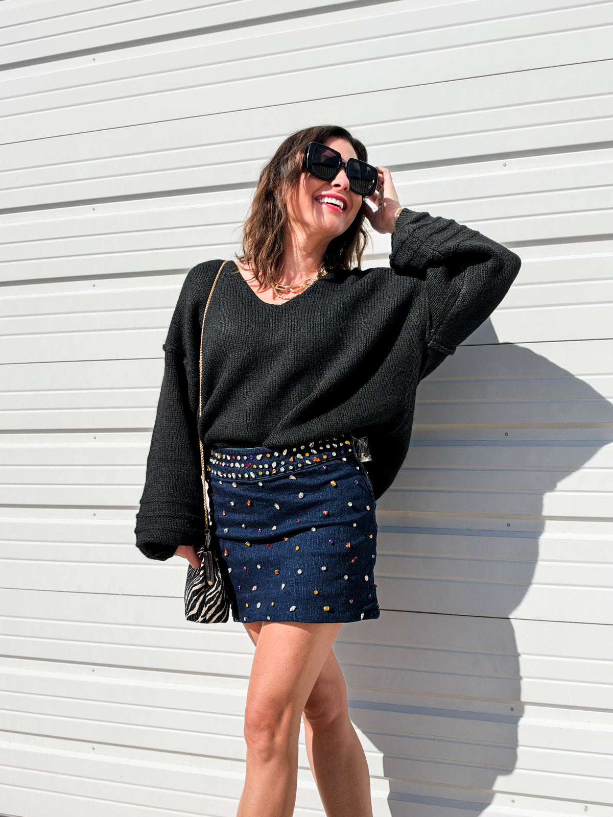 Paige Balloon Sleeve Sweater