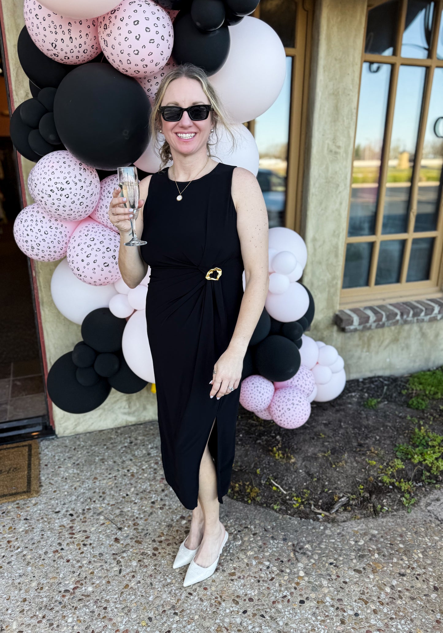 Zahra Sleek Midi Dress