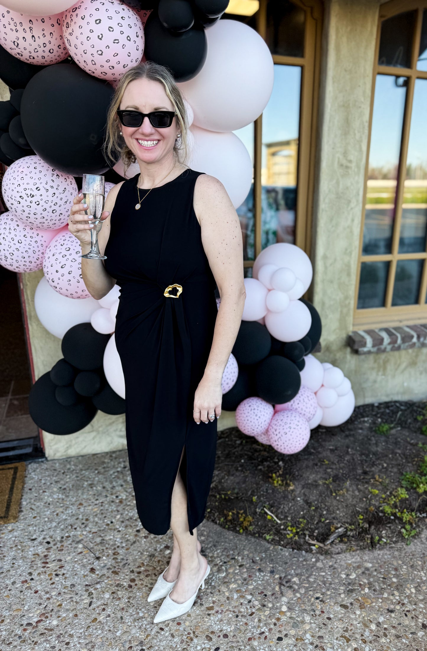 Zahra Sleek Midi Dress