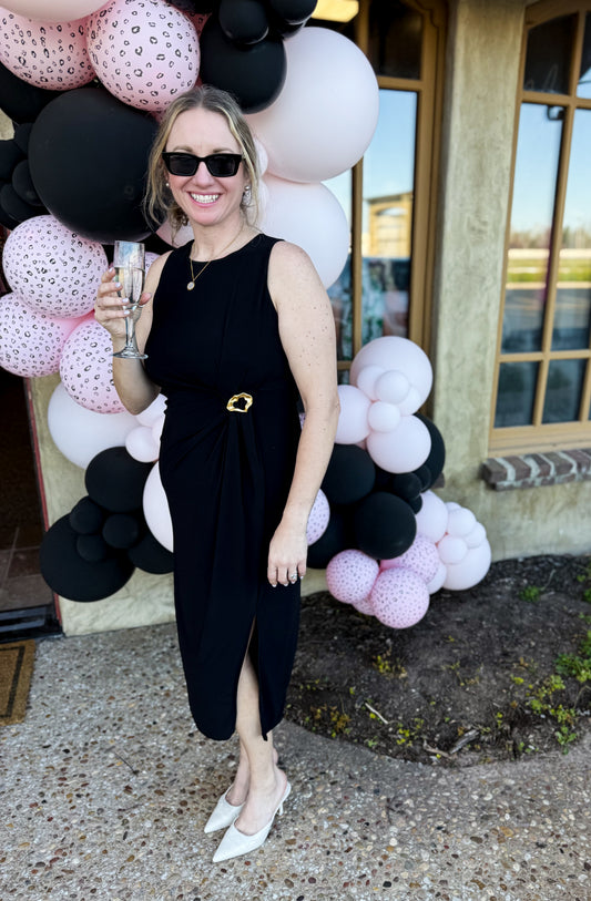 Zahra Sleek Midi Dress