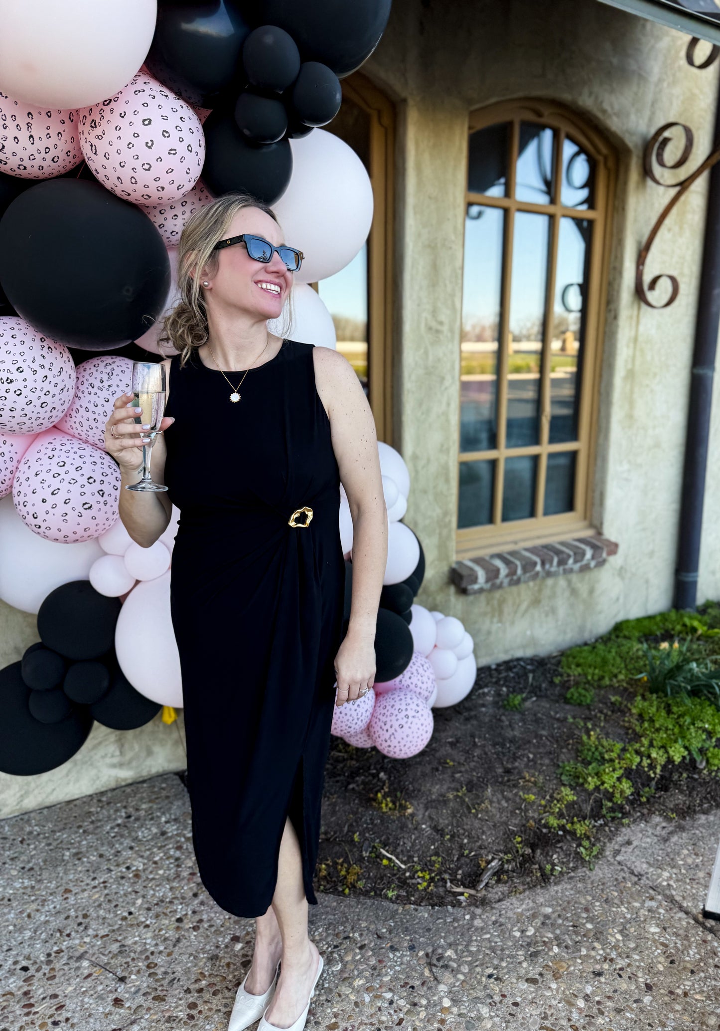 Zahra Sleek Midi Dress