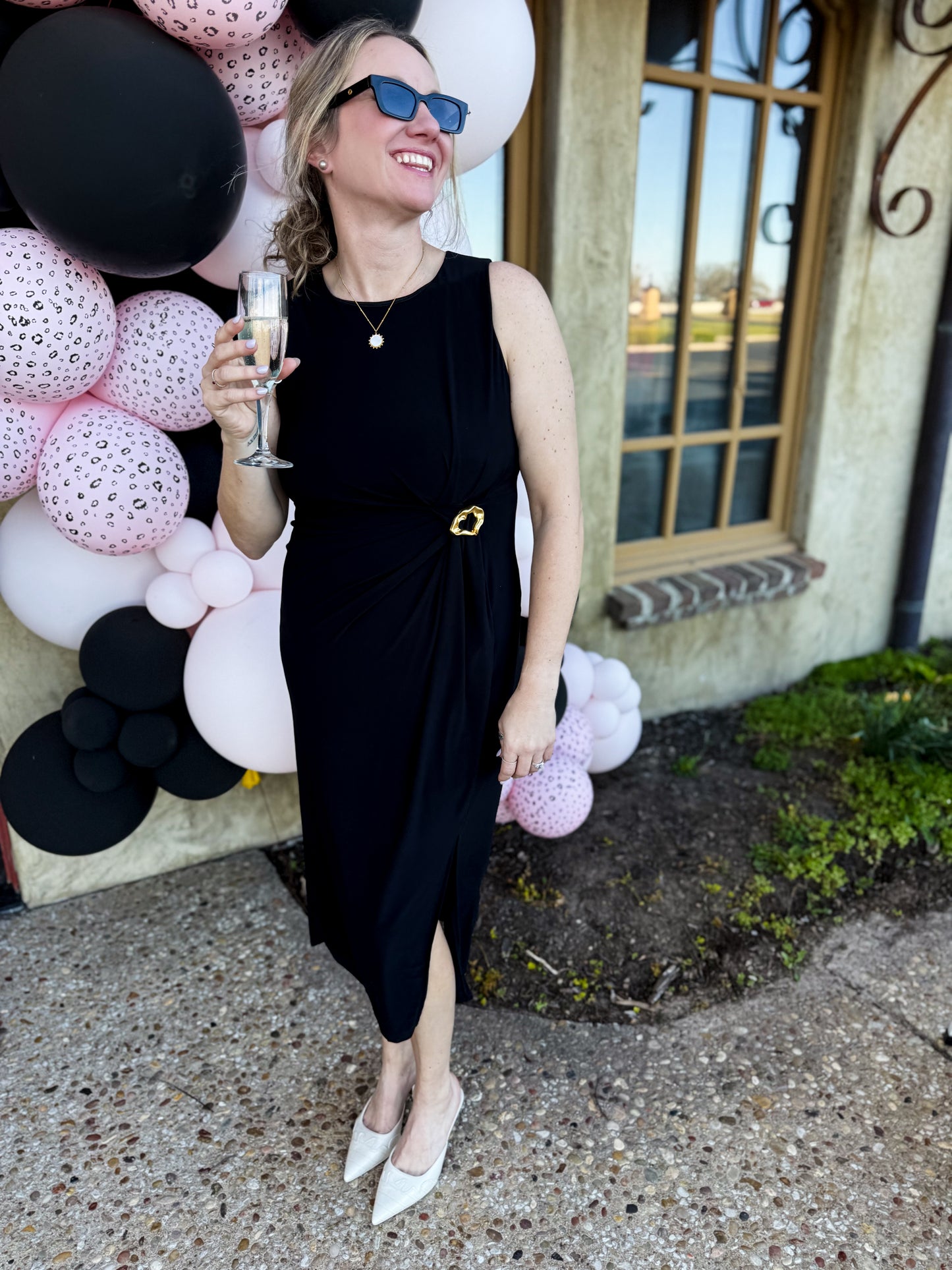 Zahra Sleek Midi Dress