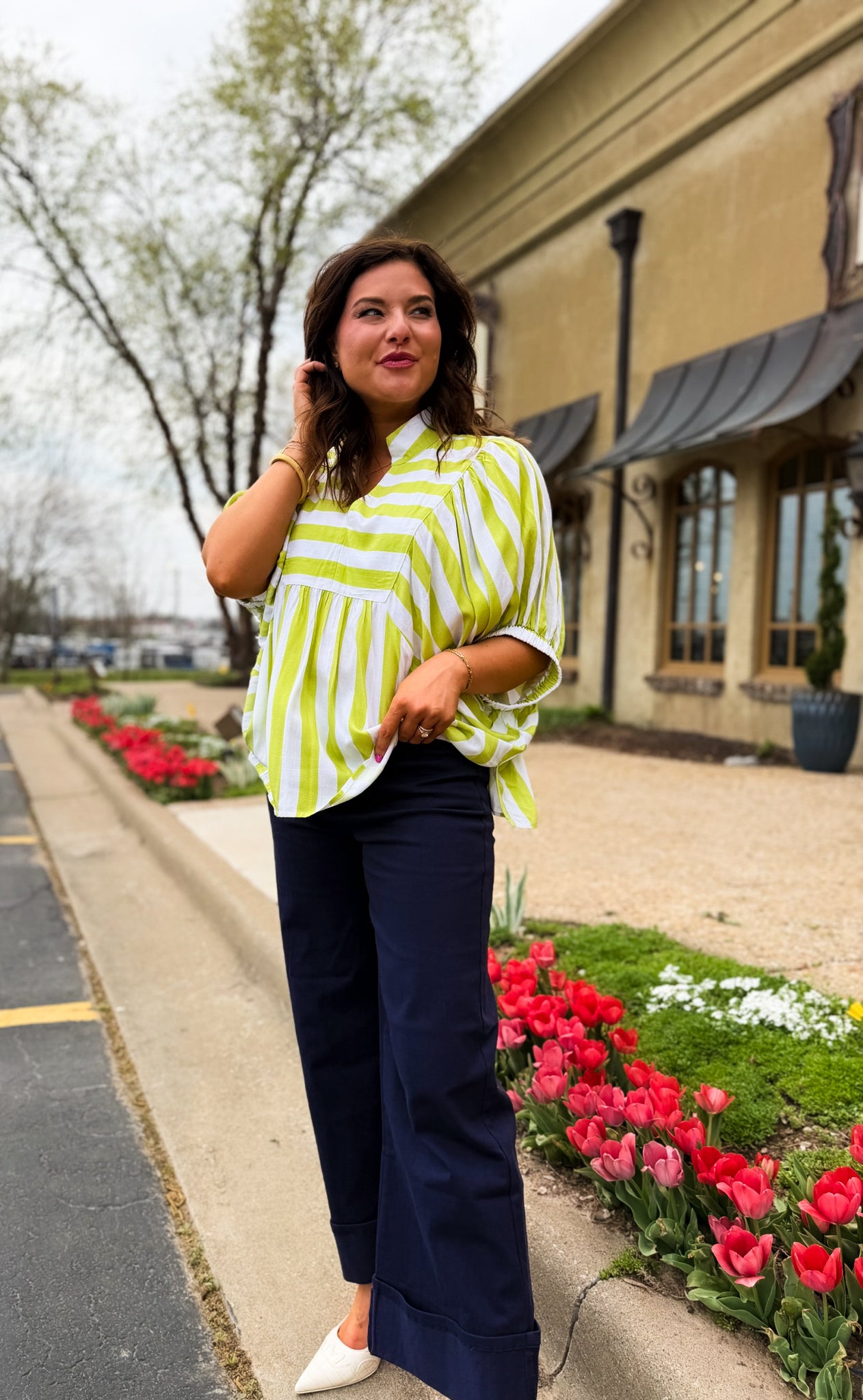 Limeaide Stripe Blouse