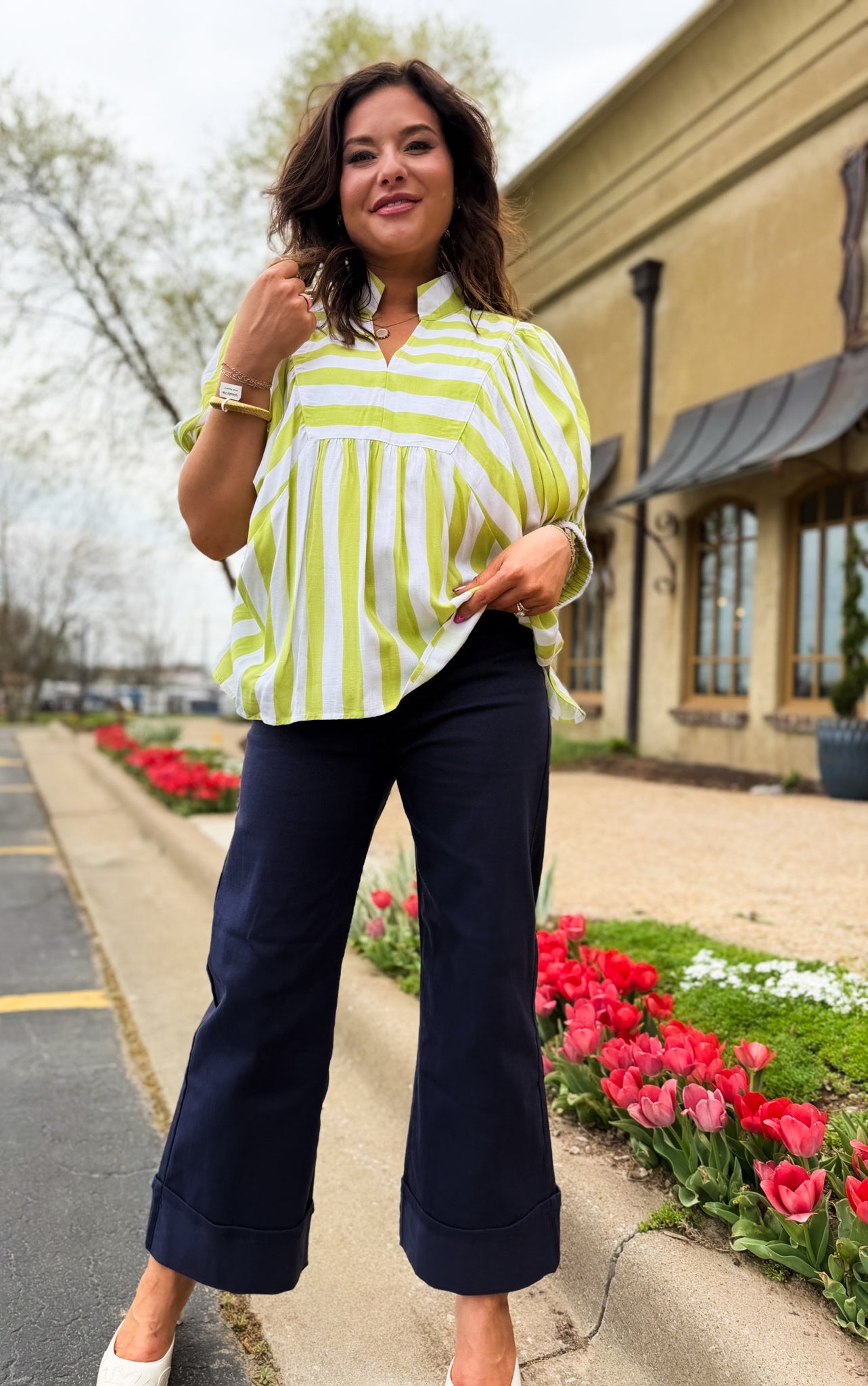 Limeaide Stripe Blouse