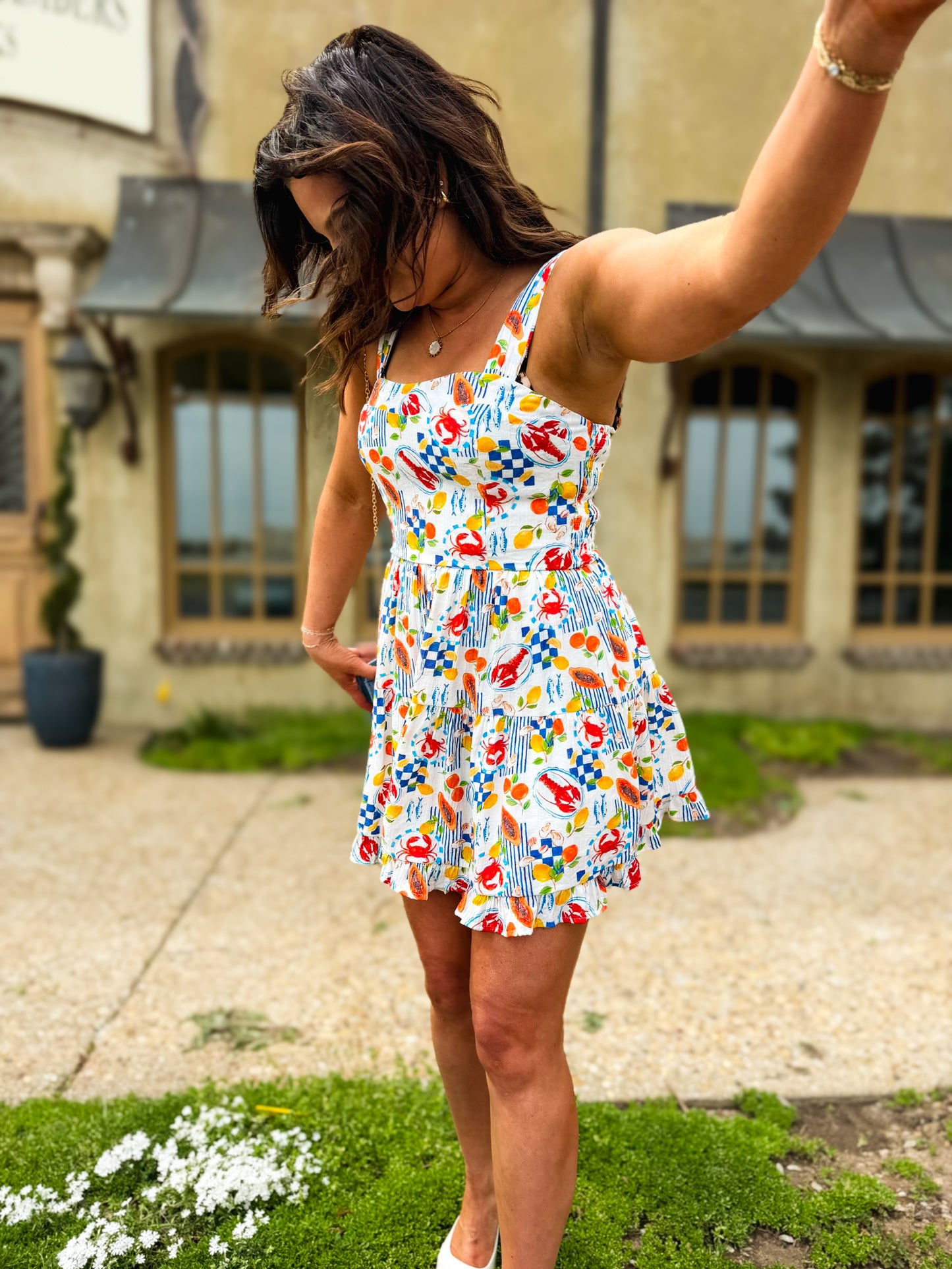 Mykonos Market Romper