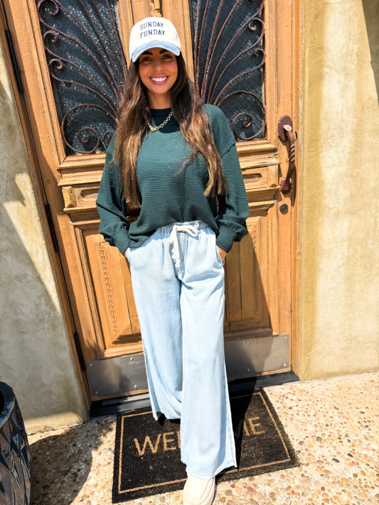 Cabin Comfort Knit Top