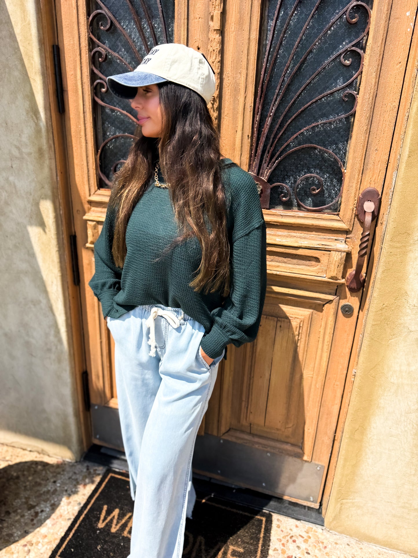 Cabin Comfort Knit Top