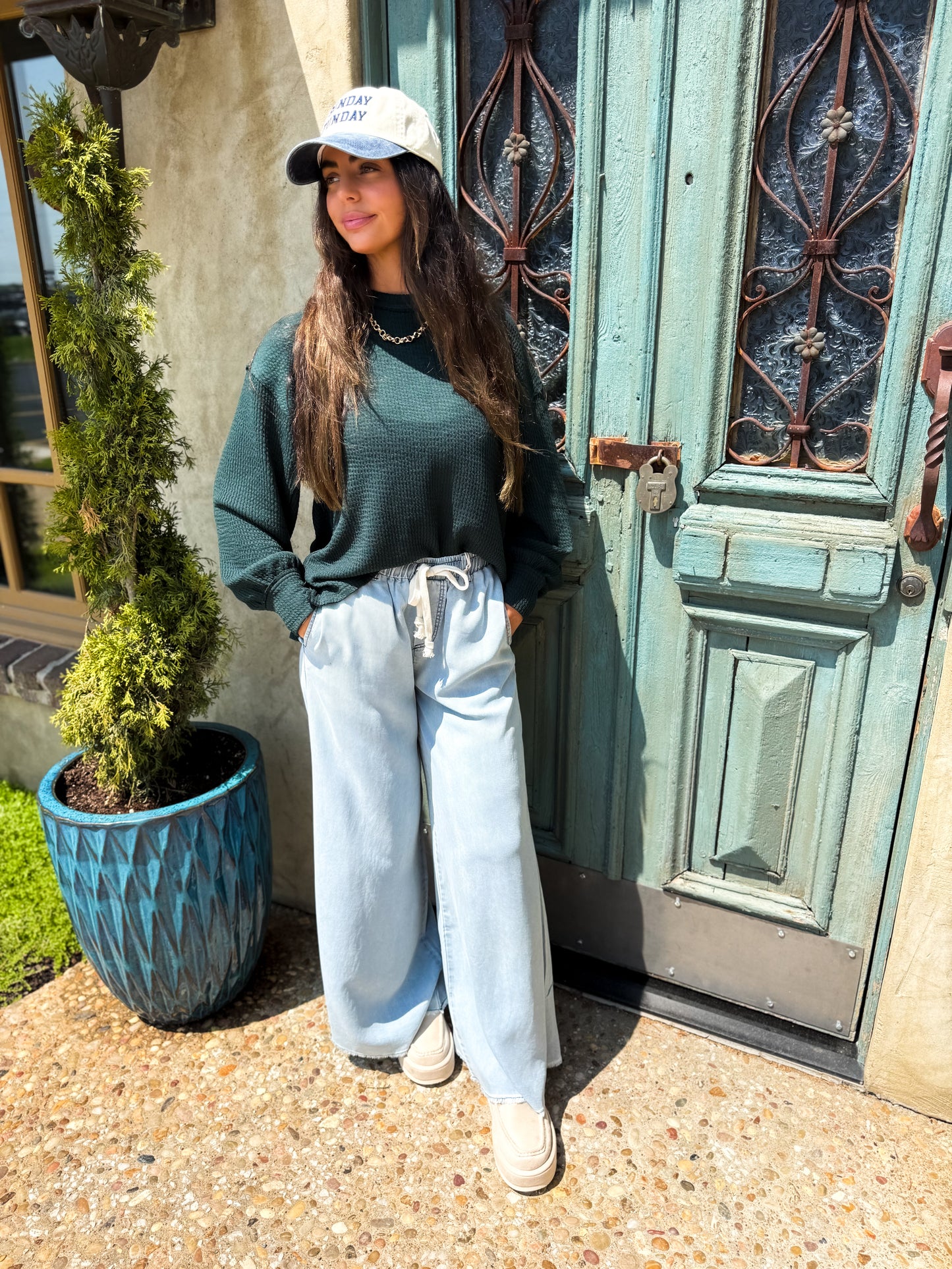 Cabin Comfort Knit Top