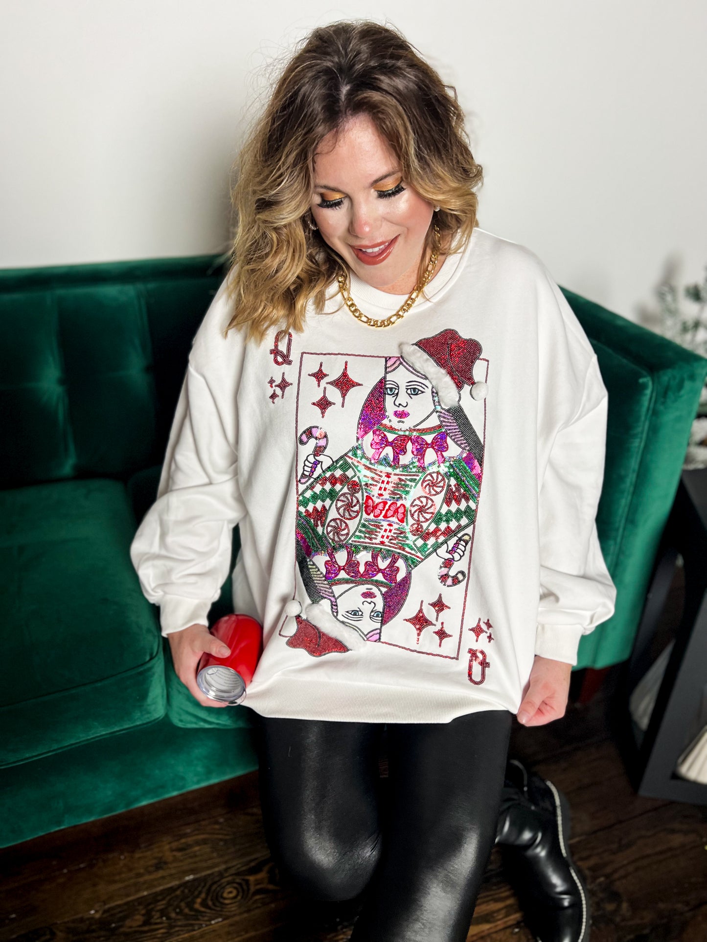 Christmas Card Logo Sweatshirt