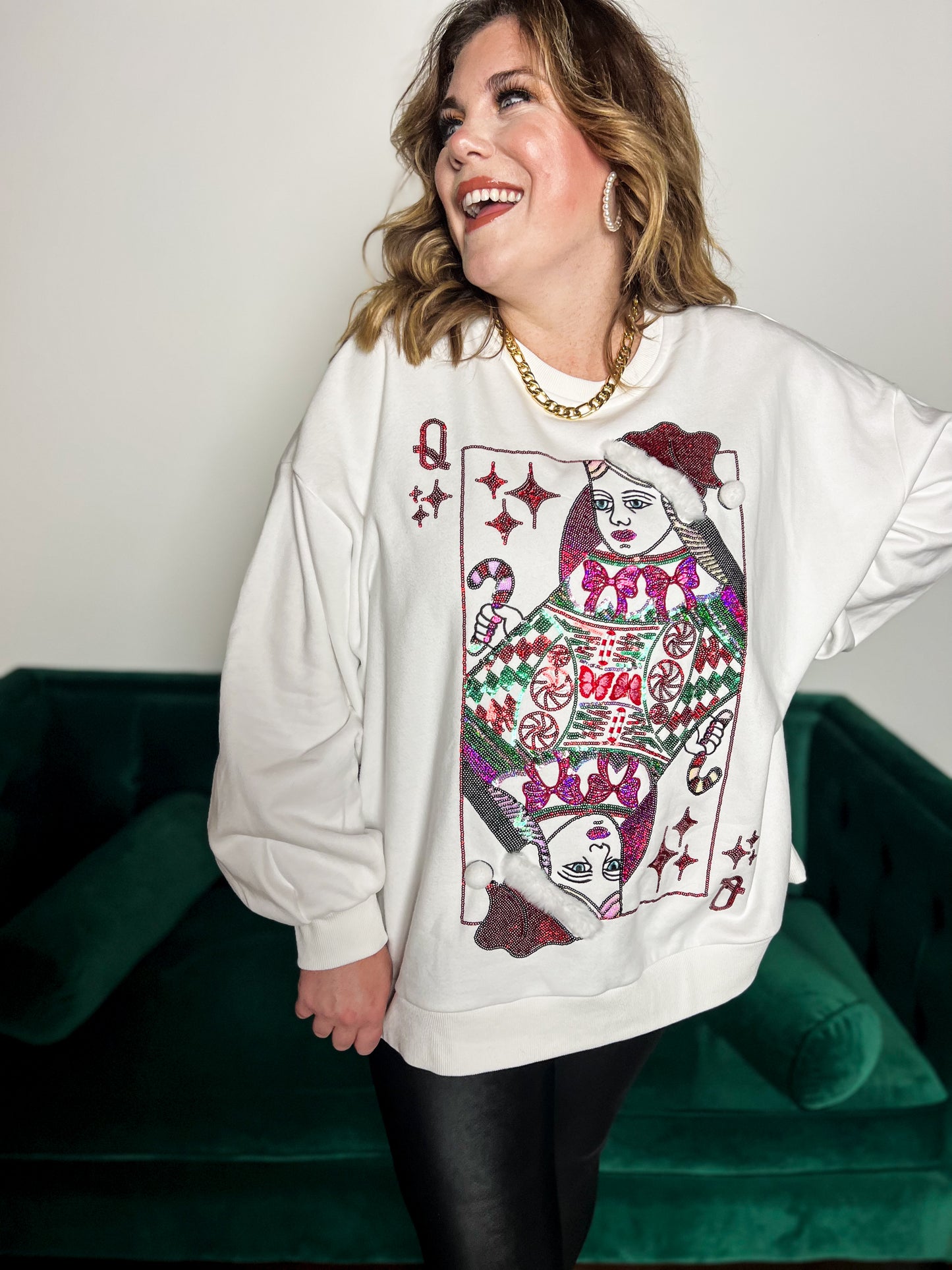 Christmas Card Logo Sweatshirt