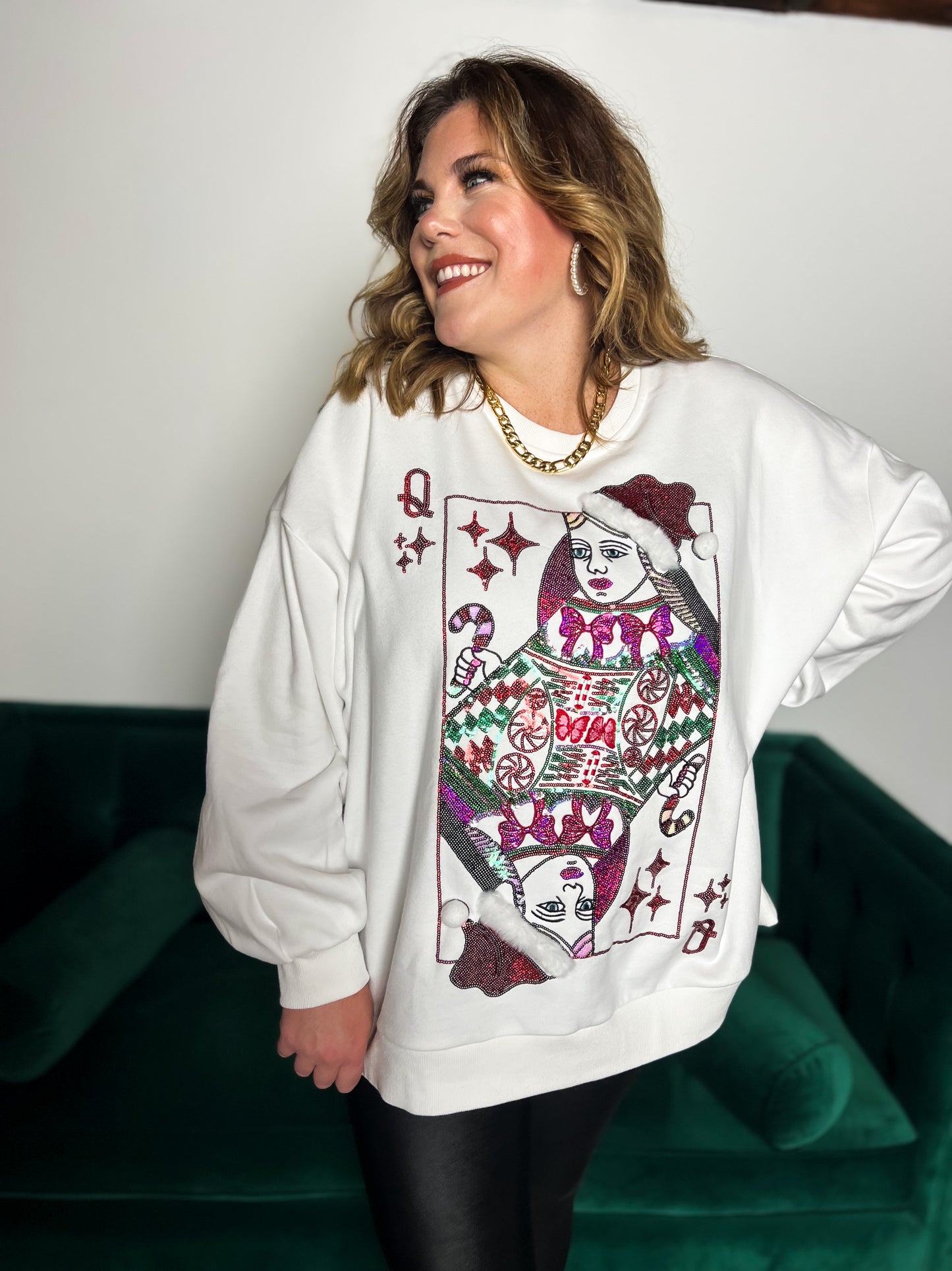 Christmas Card Logo Sweatshirt