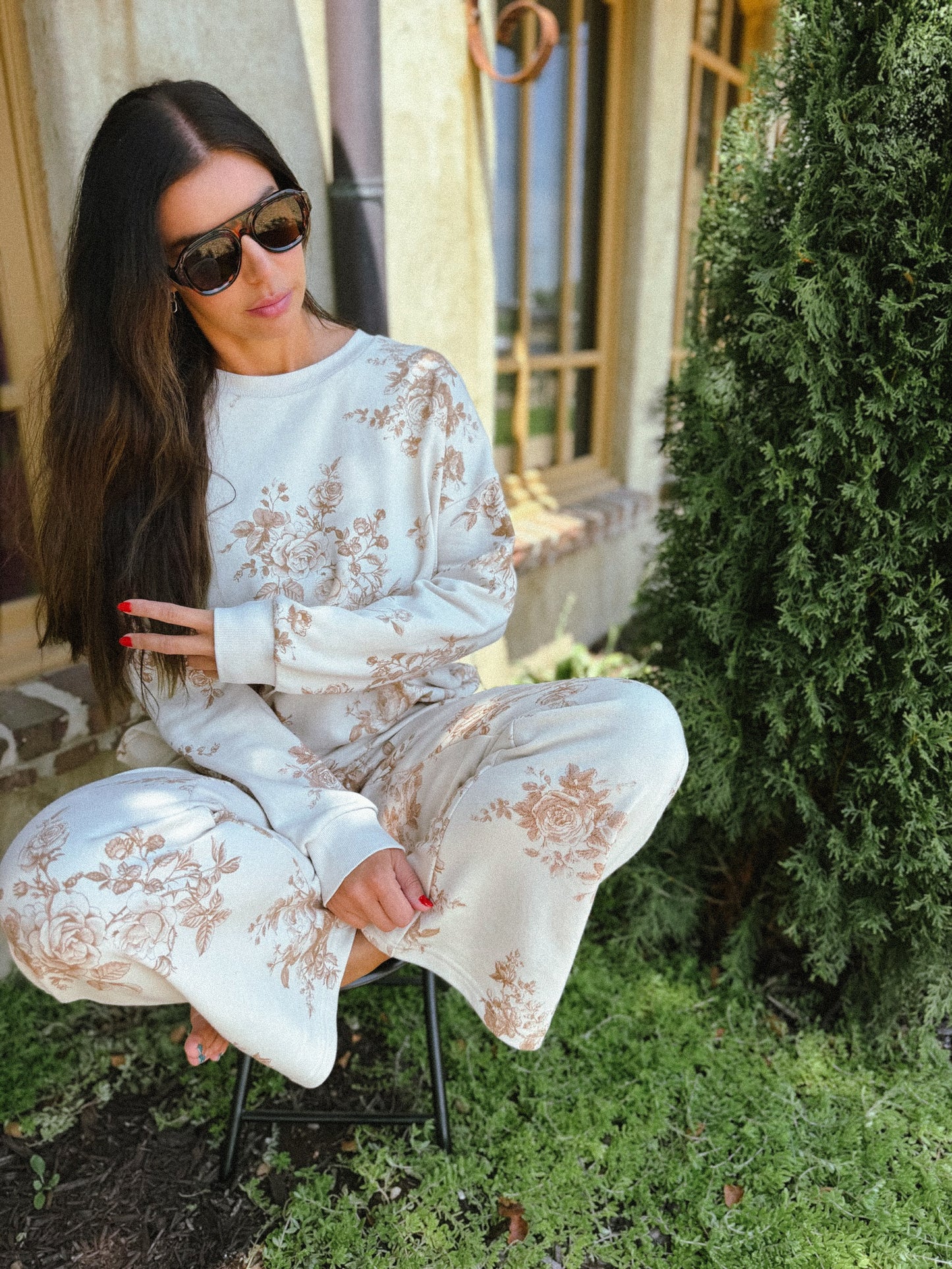 Country Toile Lounge Set