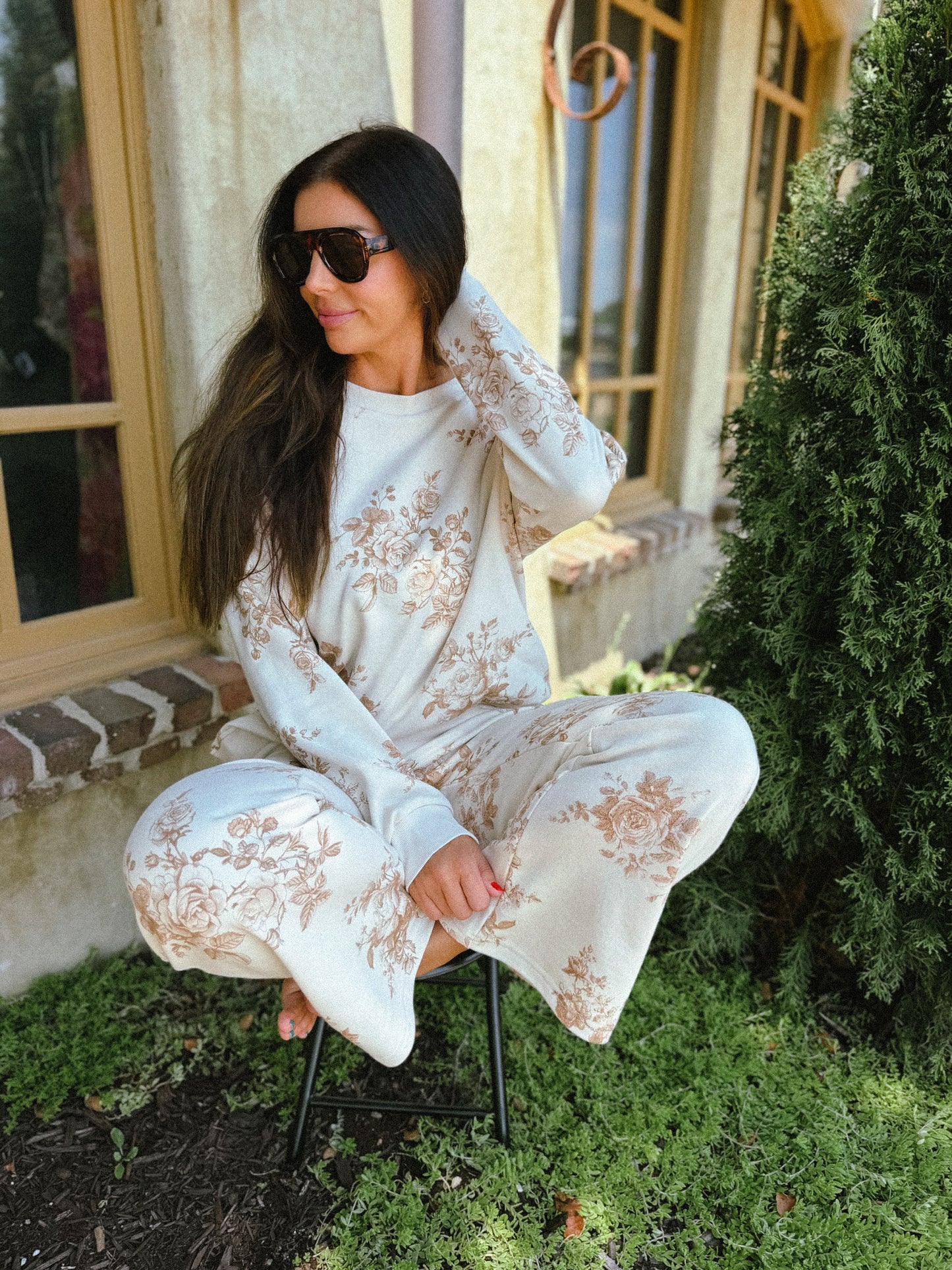 Country Toile Lounge Set