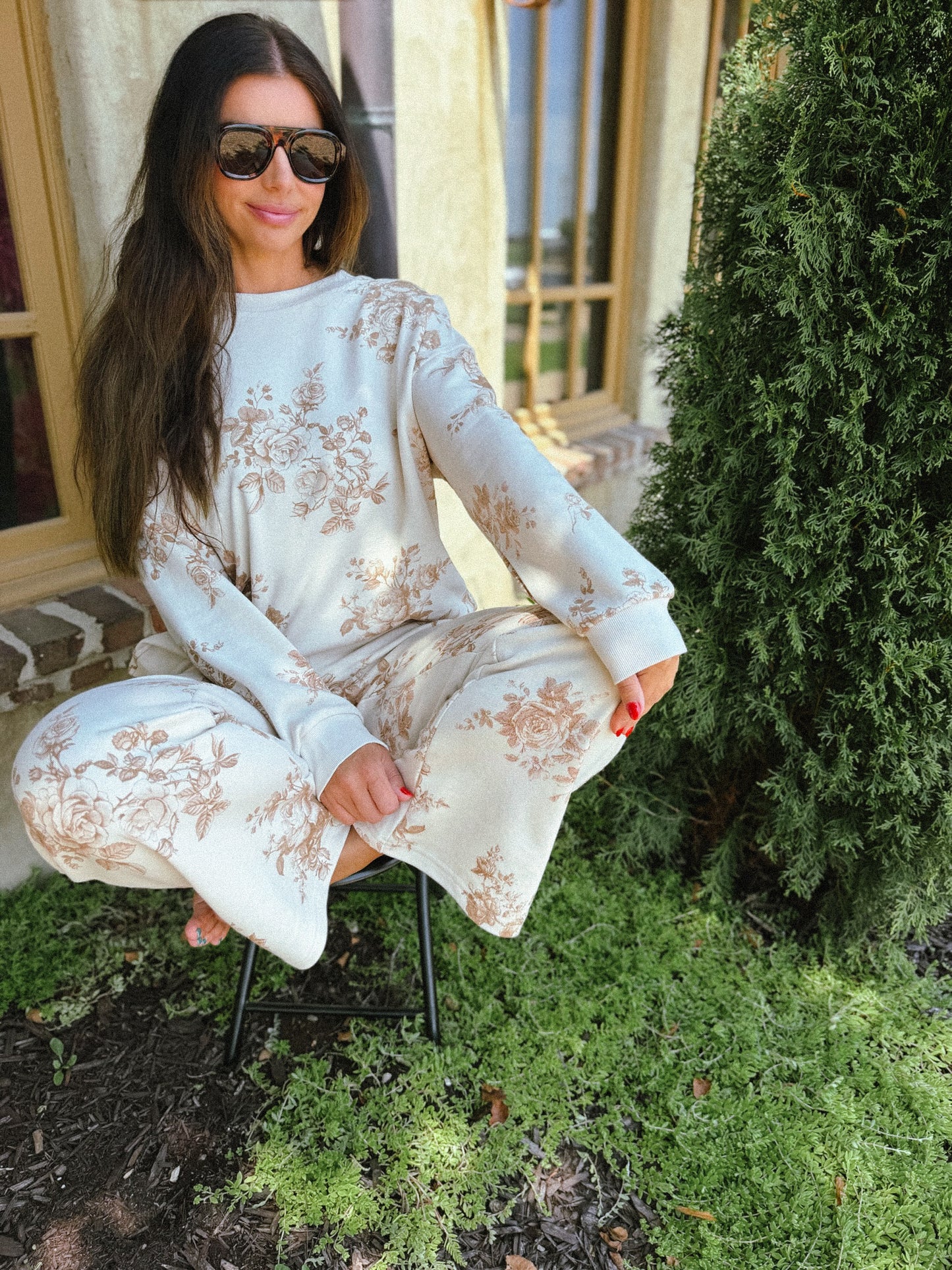 Country Toile Lounge Set